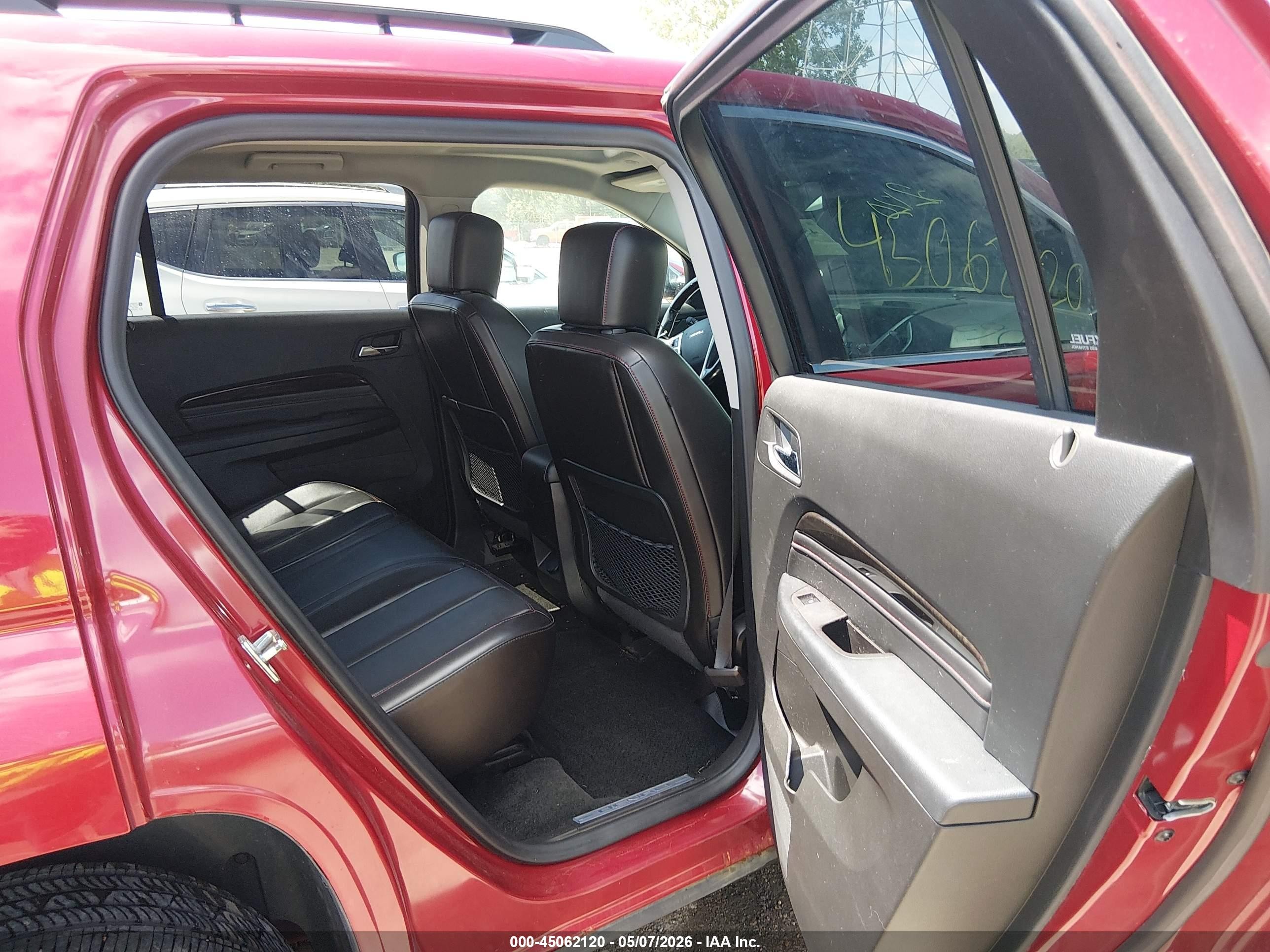 2015 Gmc Terrain Denali Red vin: 2GKALUEKXF6295593