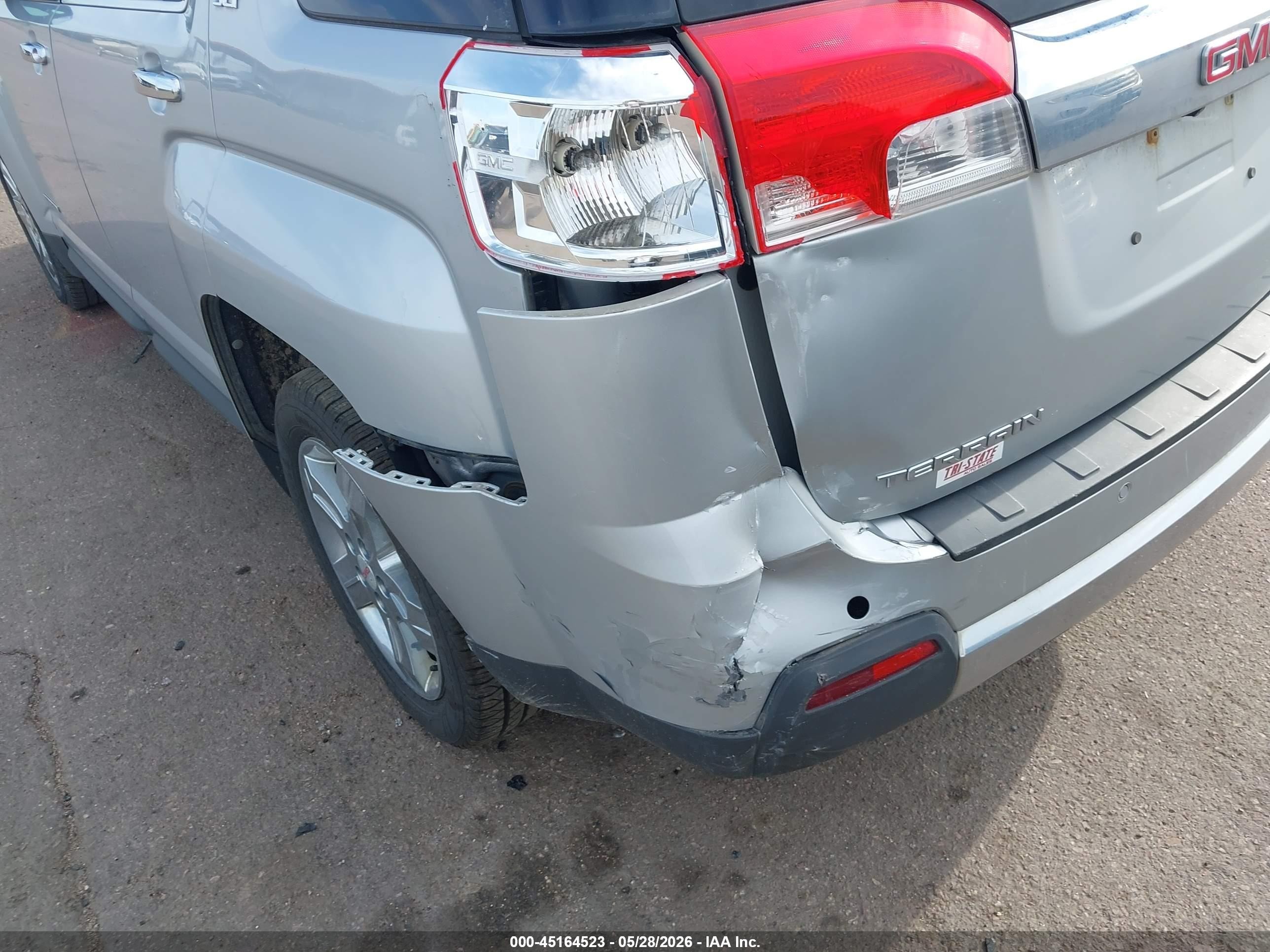 2012 Gmc Terrain Slt-2 Silver vin: 2GKALWEK0C6105386