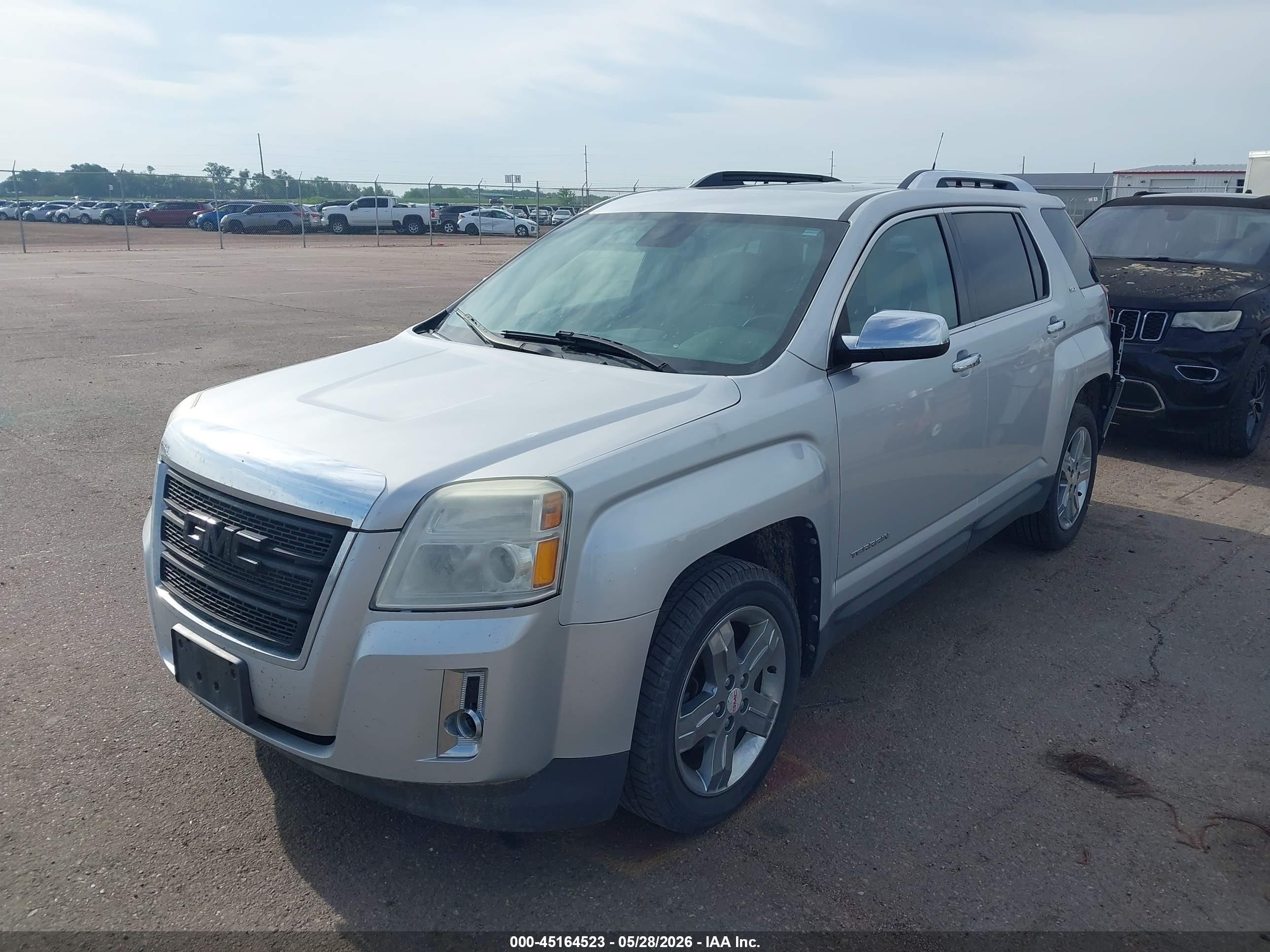 2012 Gmc Terrain Slt-2 Silver vin: 2GKALWEK0C6105386