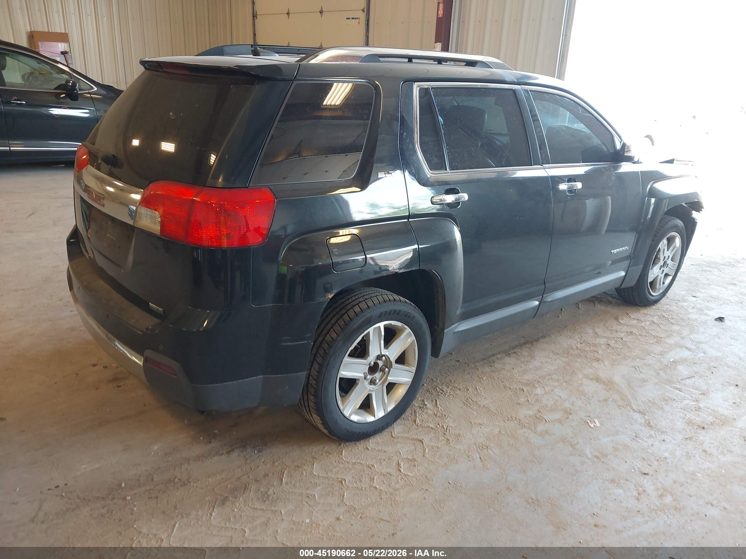 2012 Gmc Terrain Slt-2 Black vin: 2GKALWEK0C6162803