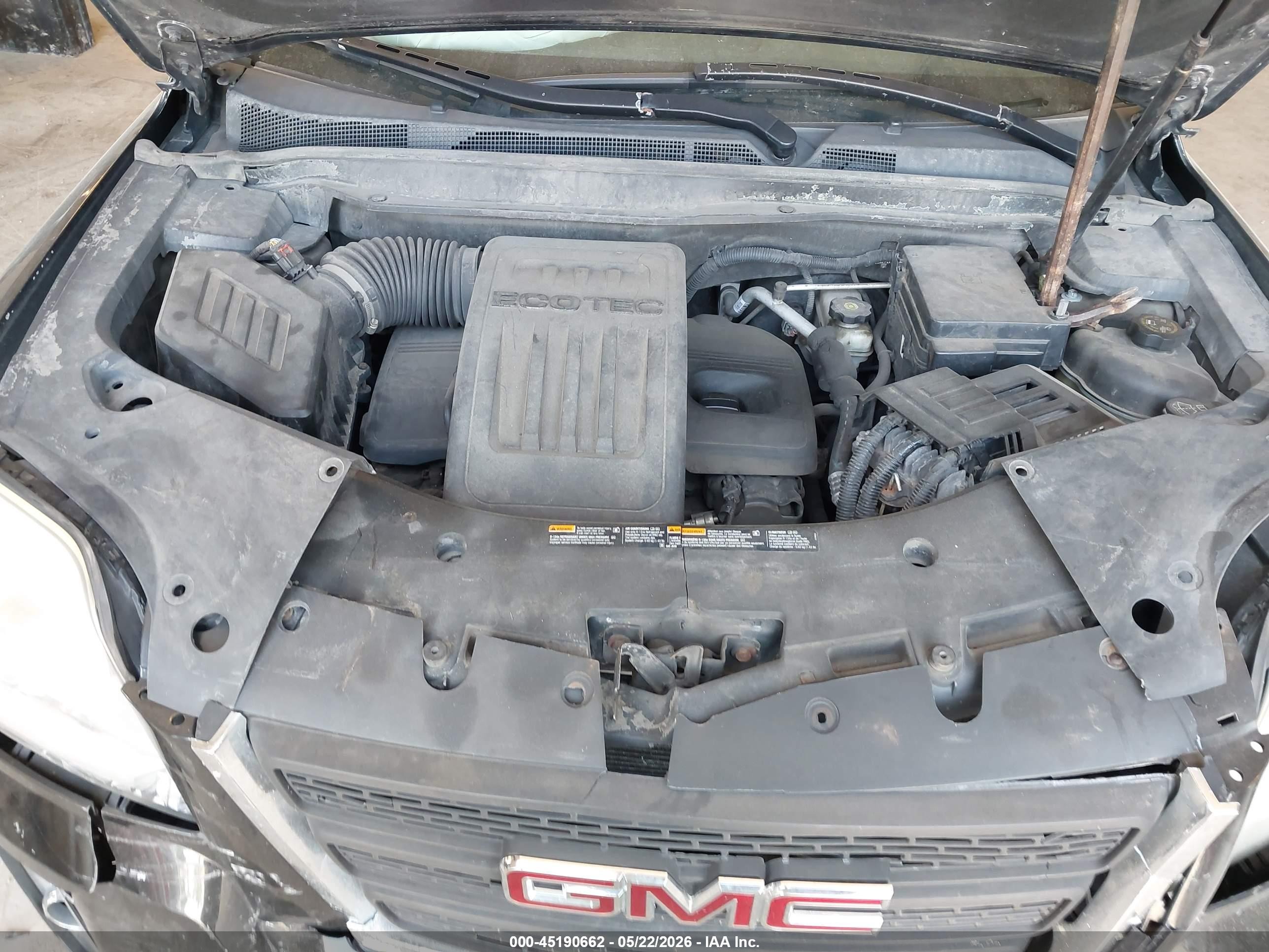 2012 Gmc Terrain Slt-2 Black vin: 2GKALWEK0C6162803