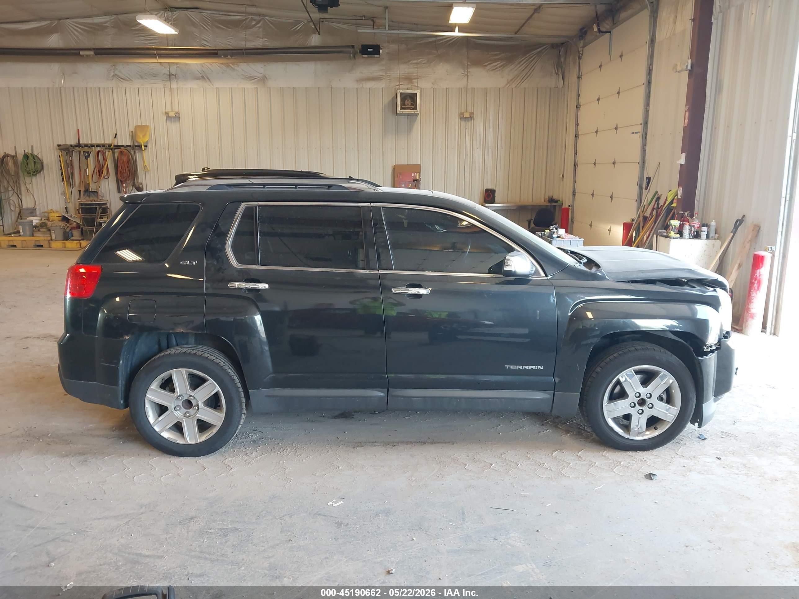 2012 Gmc Terrain Slt-2 Black vin: 2GKALWEK0C6162803
