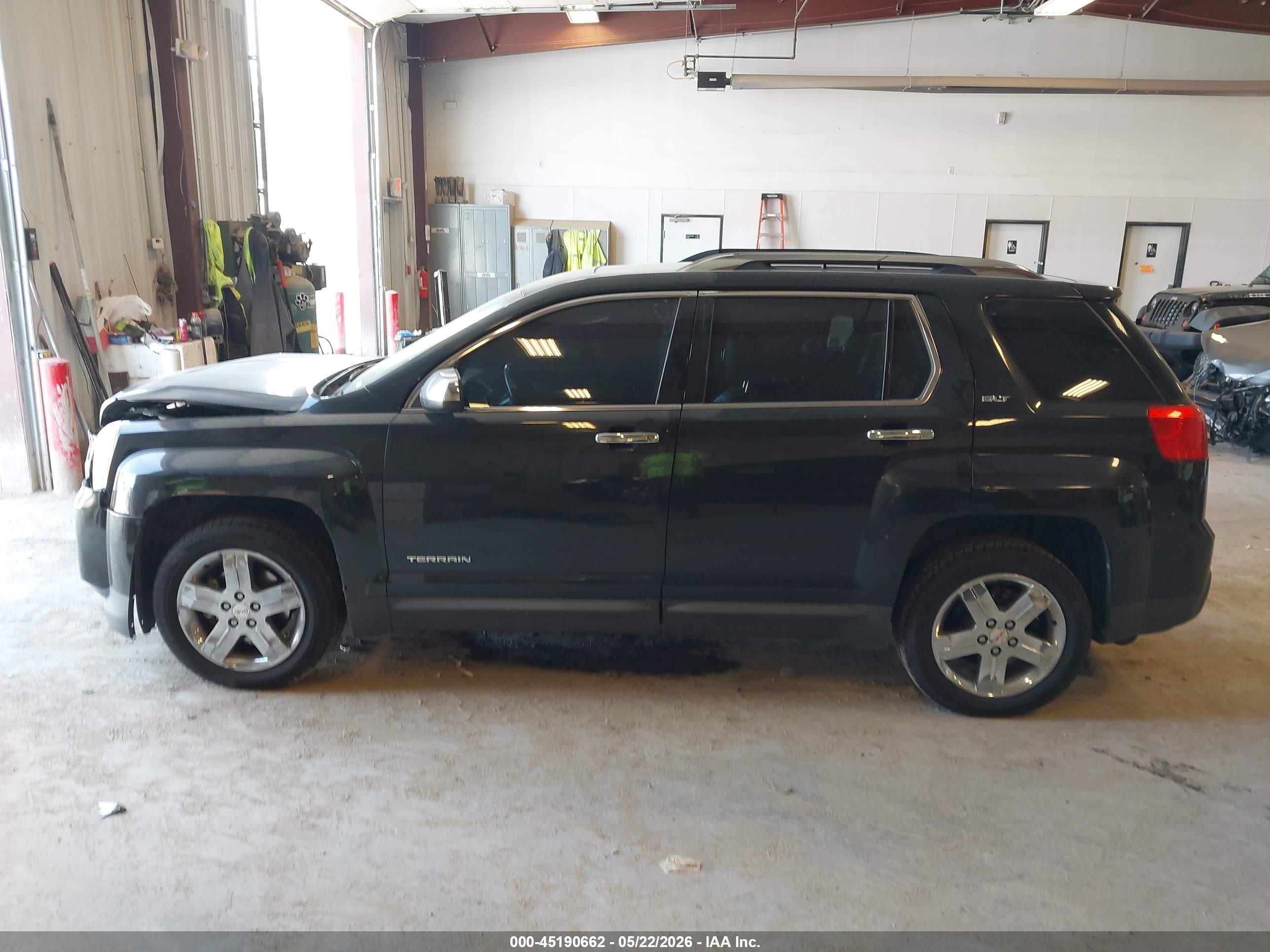 2012 Gmc Terrain Slt-2 Black vin: 2GKALWEK0C6162803