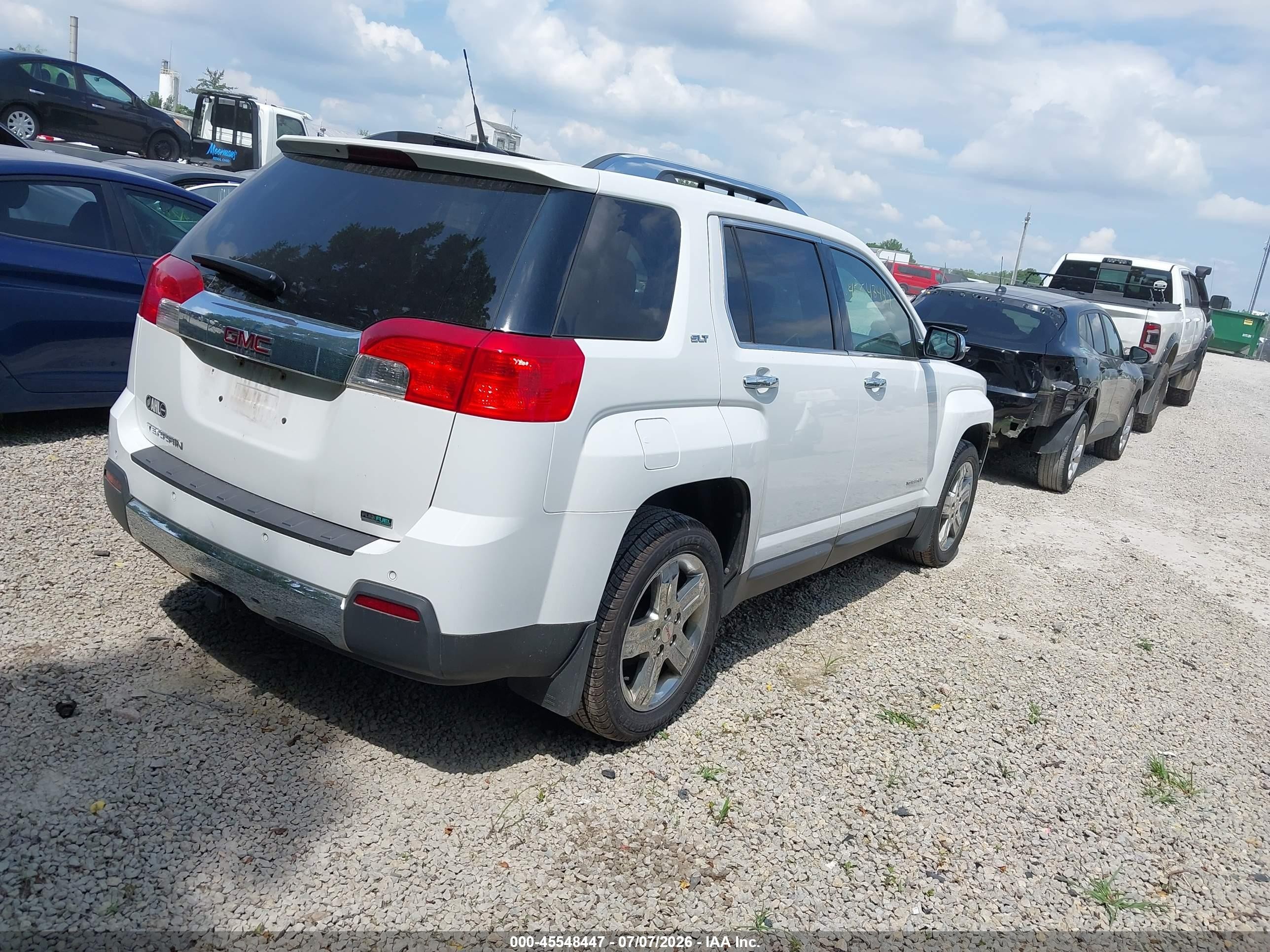 2012 Gmc Terrain Slt-2 White vin: 2GKALWEK1C6174961