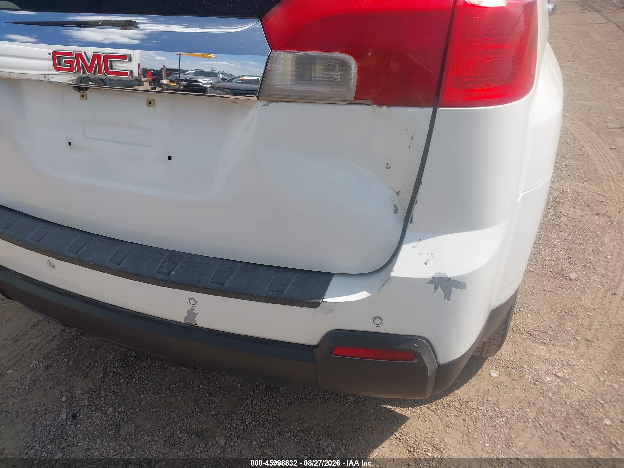 2013 Gmc Terrain Slt-2 White vin: 2GKALWEK1D6140309