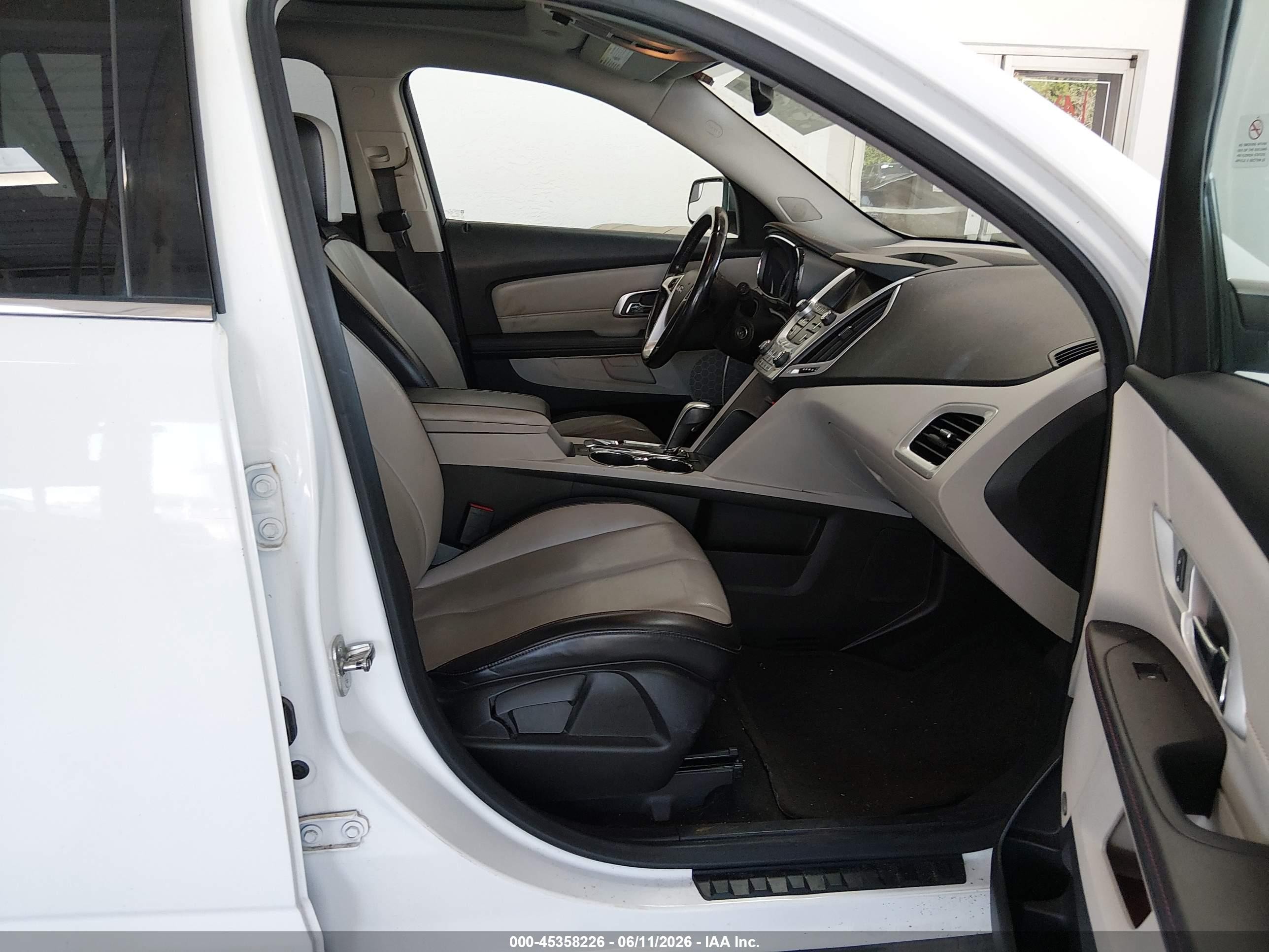 2013 Gmc Terrain Slt-2 White vin: 2GKALWEK1D6186660