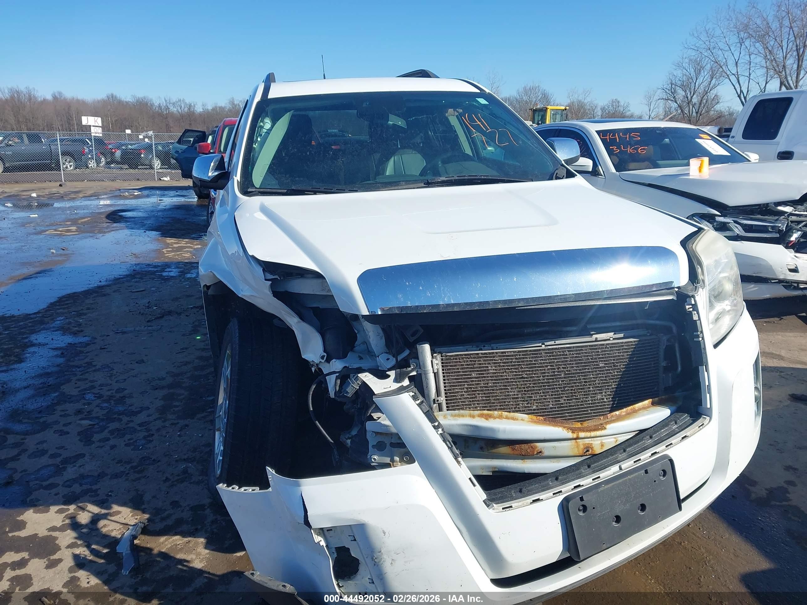 2013 Gmc Terrain Slt-2 White vin: 2GKALWEK2D6141727