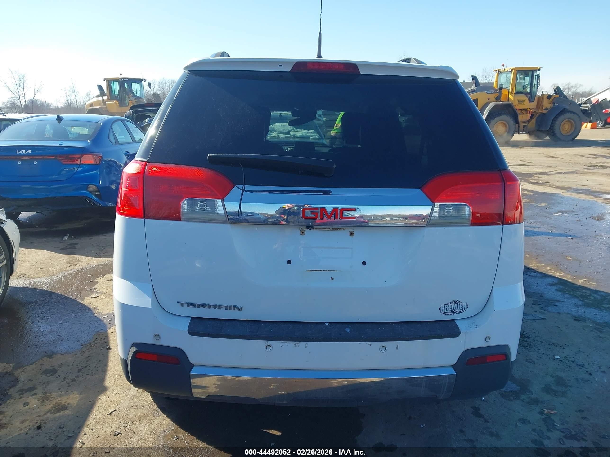 2013 Gmc Terrain Slt-2 White vin: 2GKALWEK2D6141727