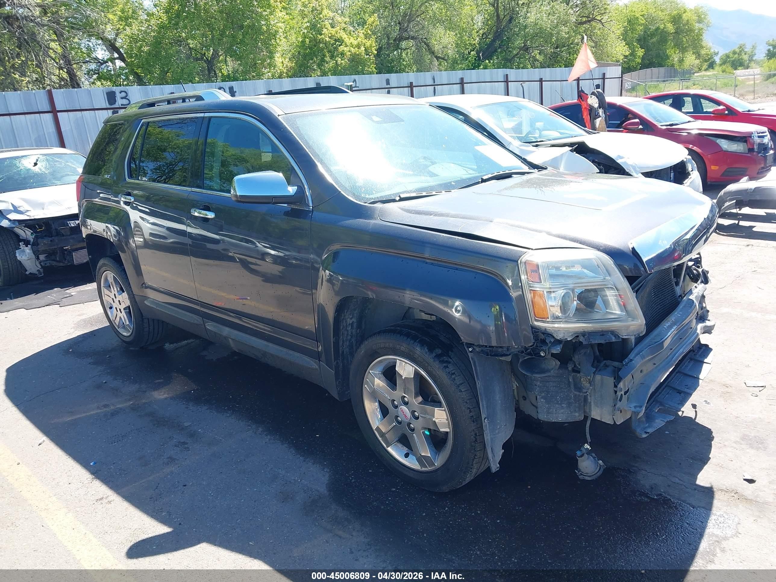 2013 Gmc Terrain Slt-2 Black vin: 2GKALWEK3D6143065