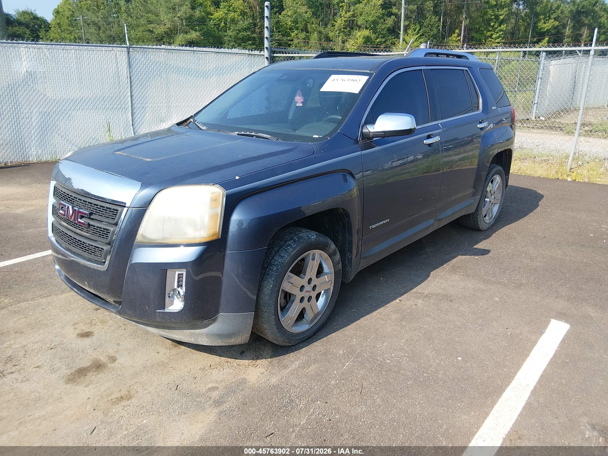 2013 Gmc Terrain Slt-2 Синий vin: 2GKALWEK4D6108051