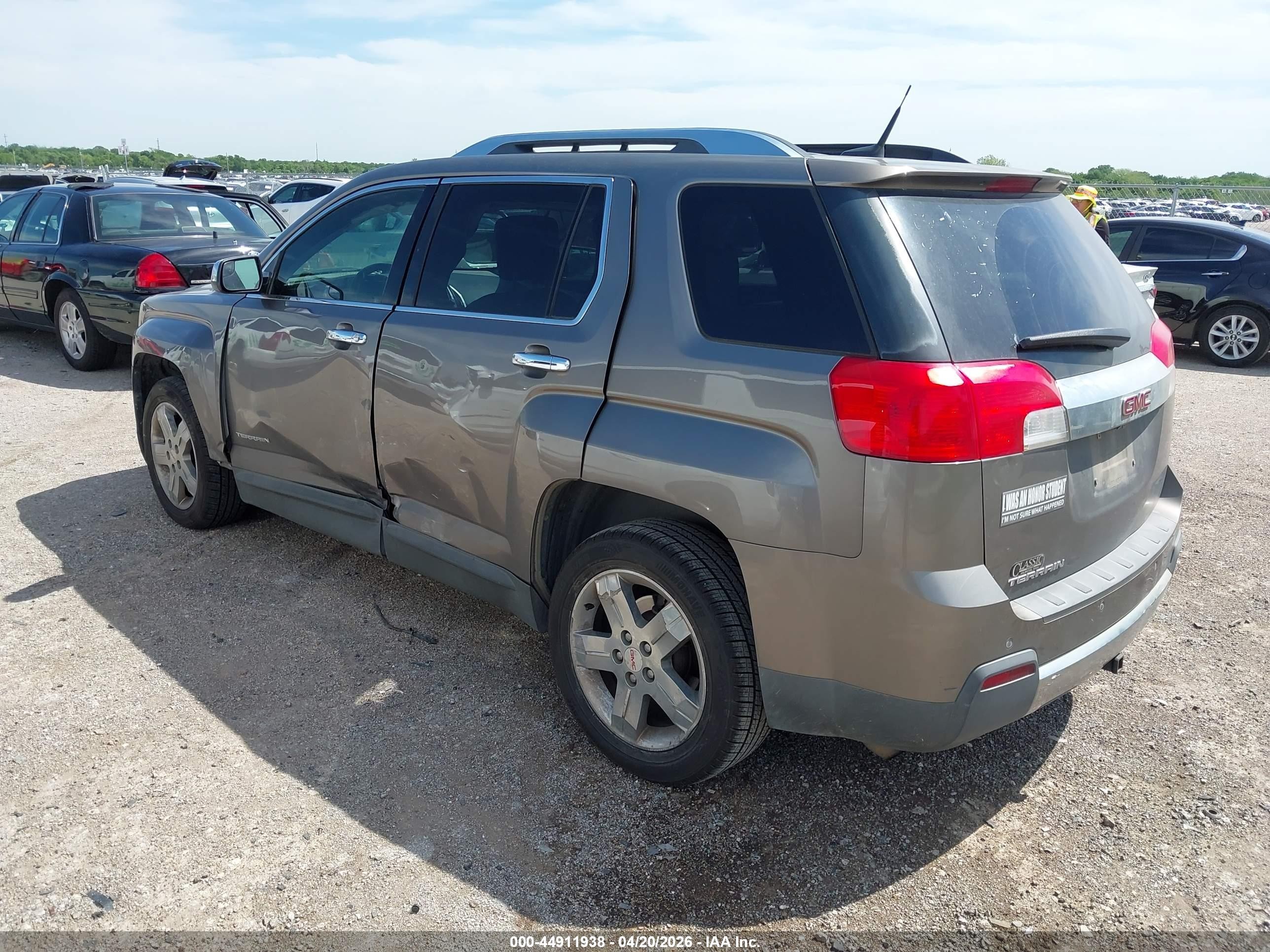 2012 Gmc Terrain Slt-2 Tan vin: 2GKALWEK5C6311366