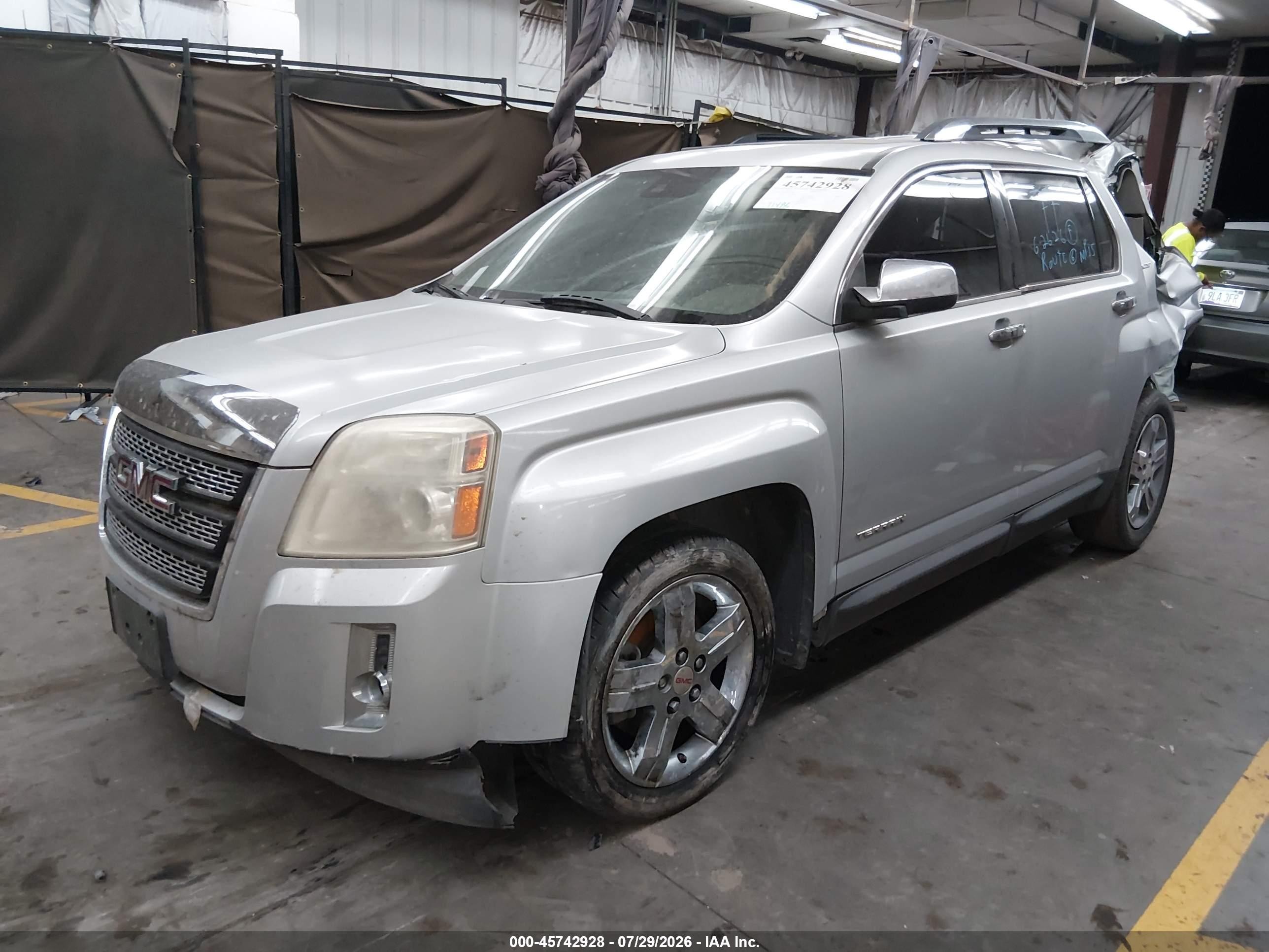 2013 Gmc Terrain Slt-2 Silver vin: 2GKALWEK8D6300881