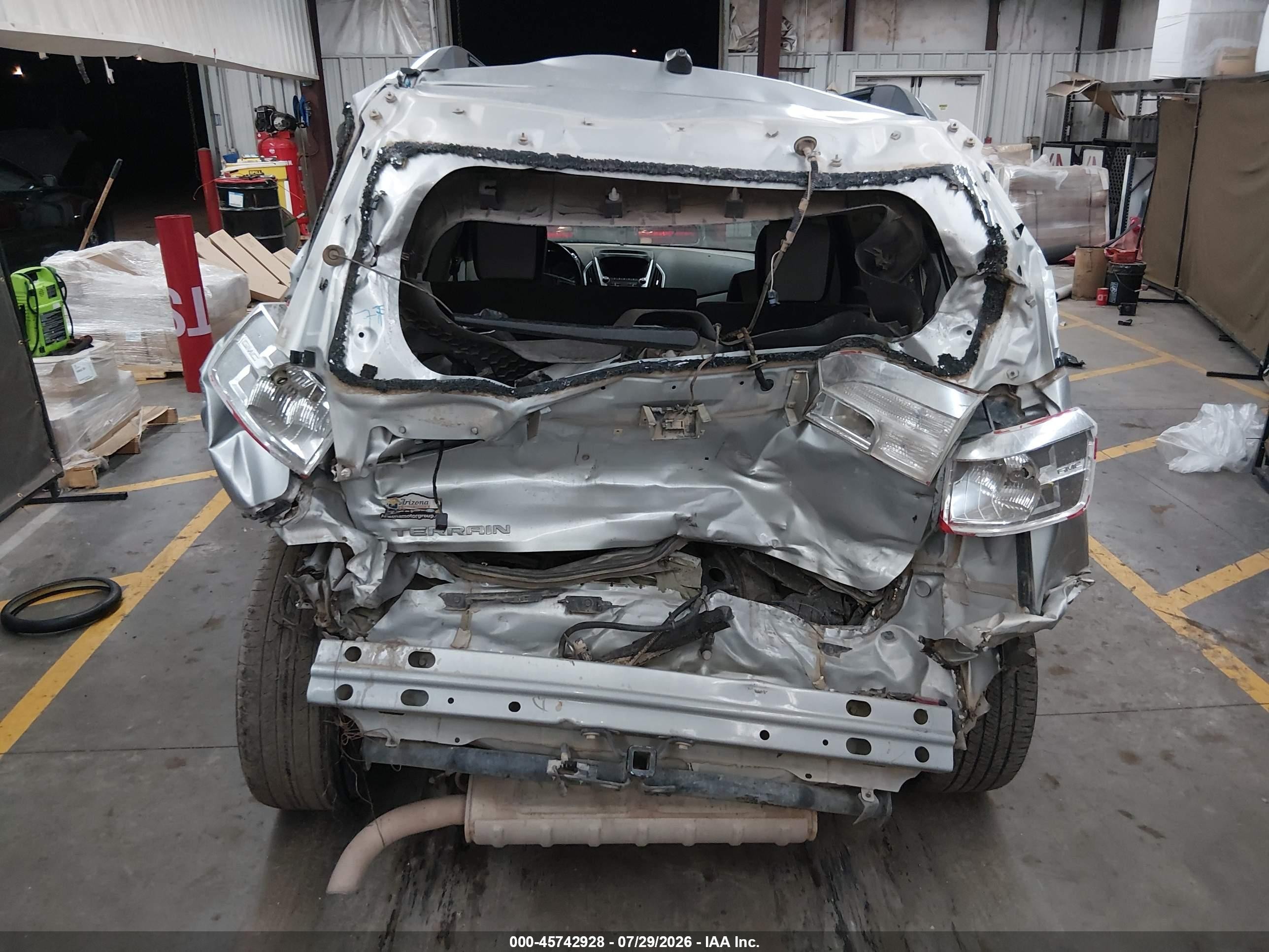 2013 Gmc Terrain Slt-2 Silver vin: 2GKALWEK8D6300881