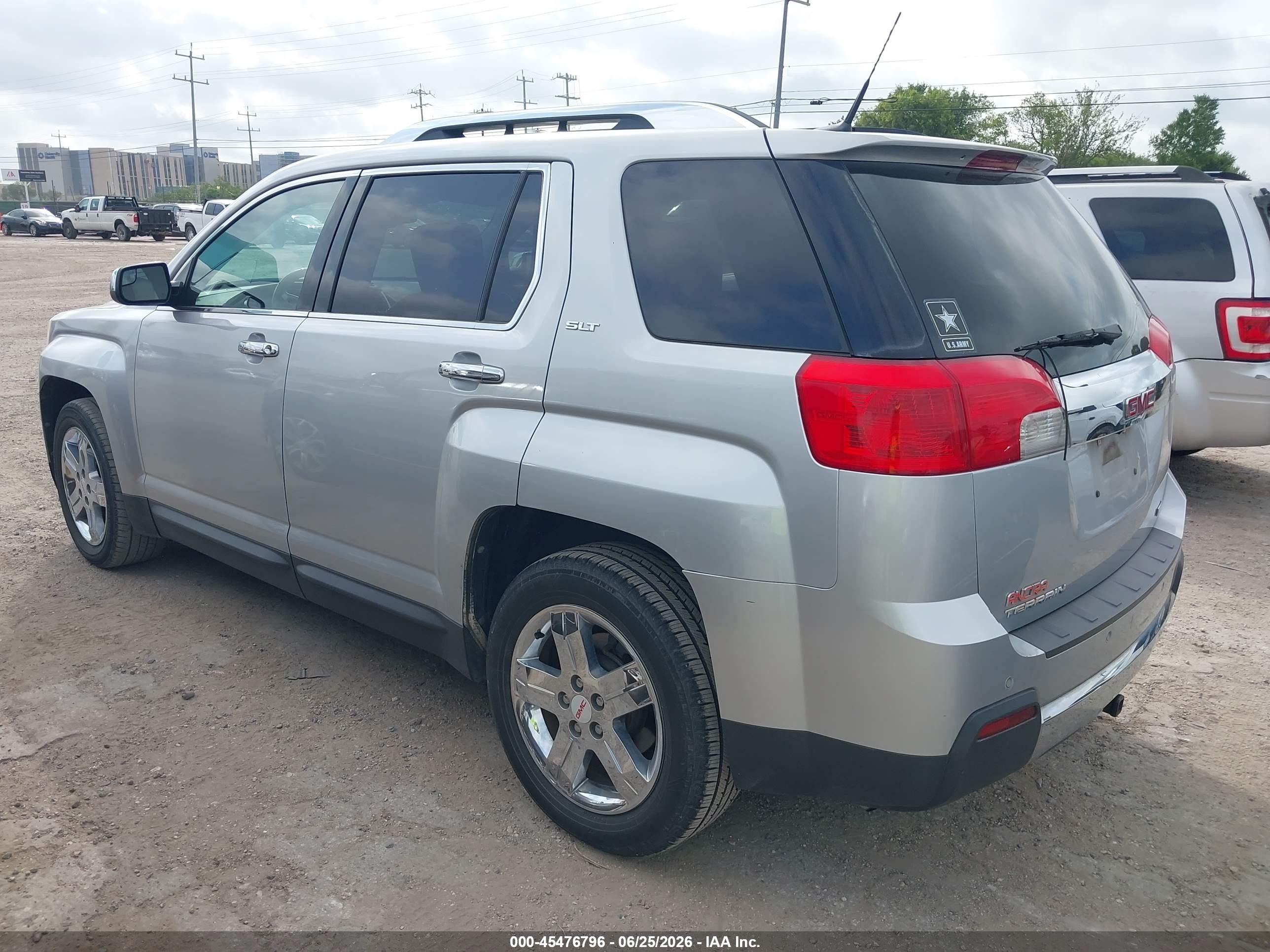2012 Gmc Terrain Slt-2 Silver vin: 2GKALWEK9C6108030