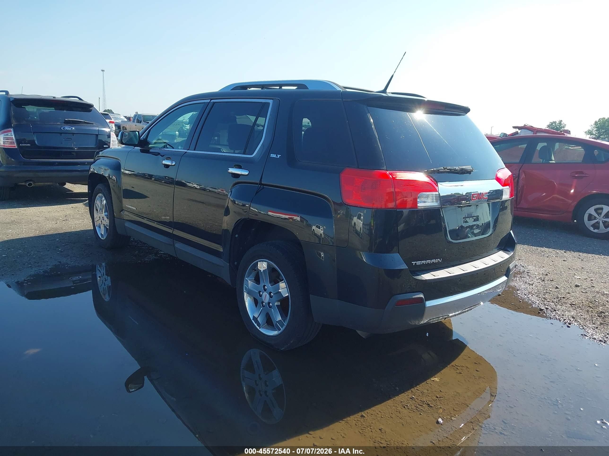 2012 Gmc Terrain Slt-2 Black vin: 2GKALWEK9C6314898
