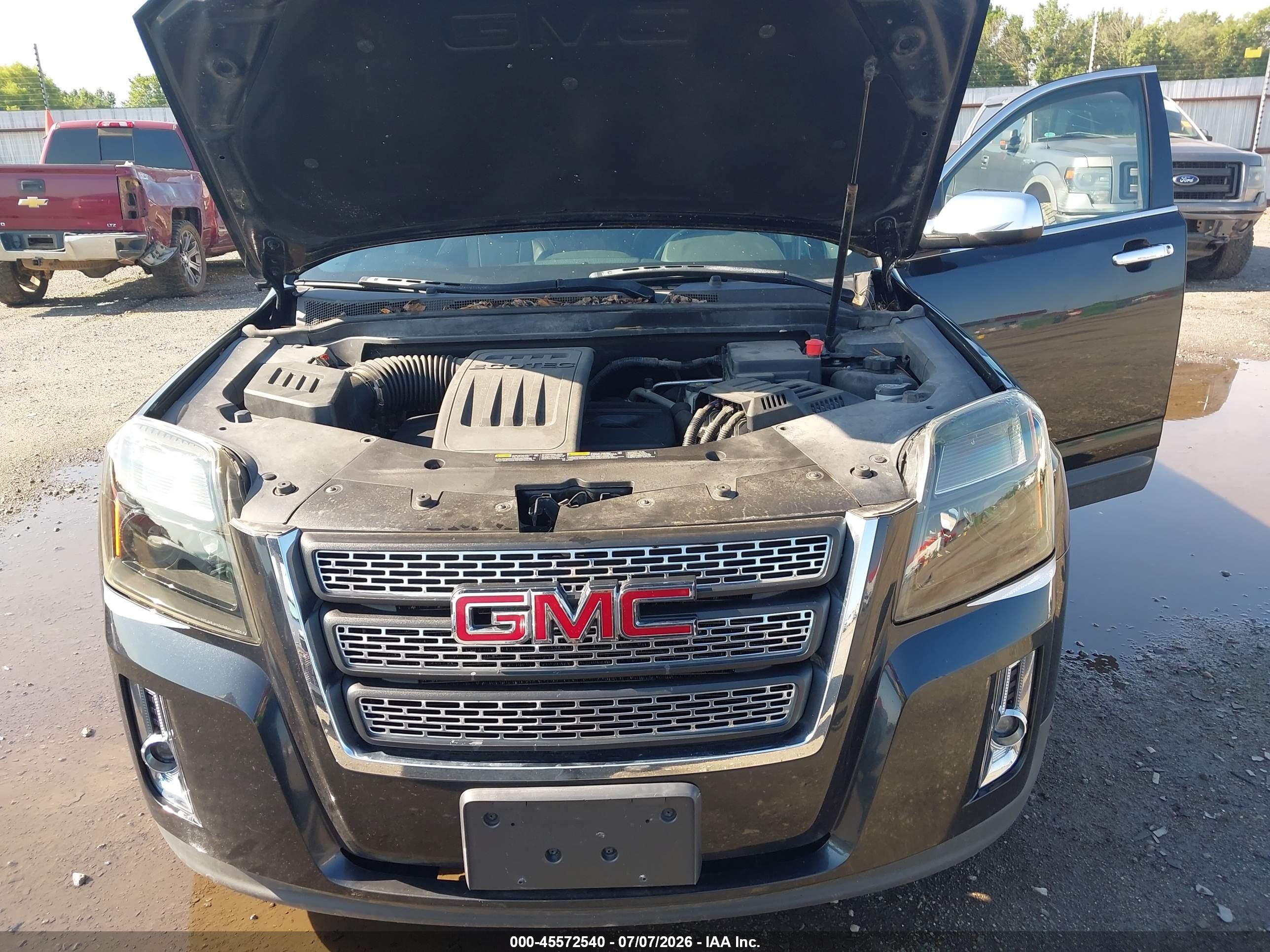 2012 Gmc Terrain Slt-2 Black vin: 2GKALWEK9C6314898