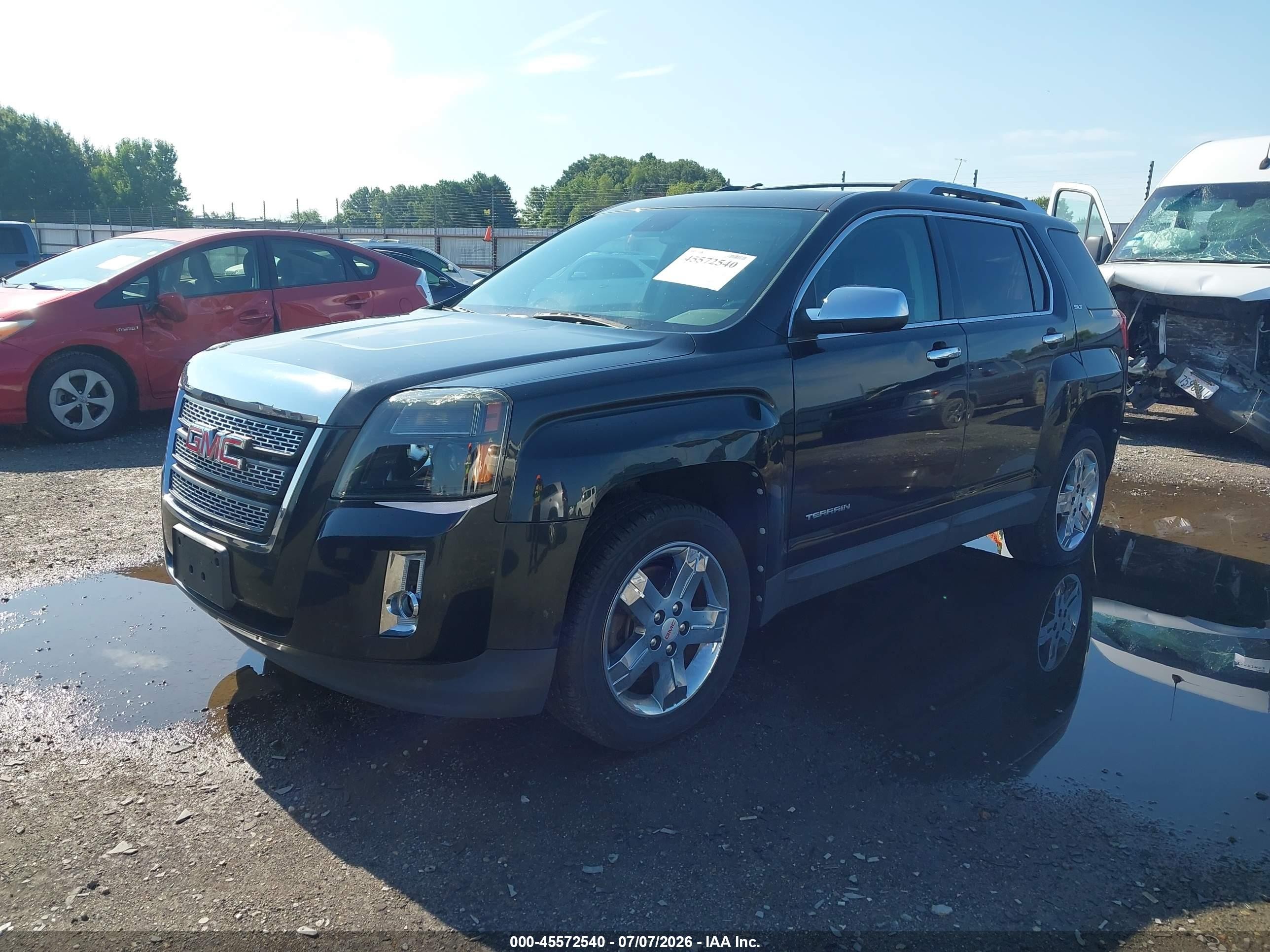 2012 Gmc Terrain Slt-2 Black vin: 2GKALWEK9C6314898