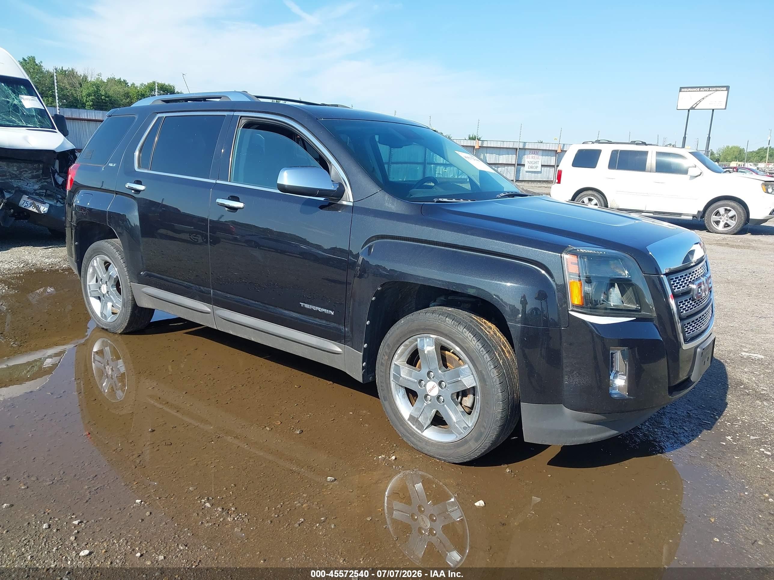 2012 Gmc Terrain Slt-2 Black vin: 2GKALWEK9C6314898