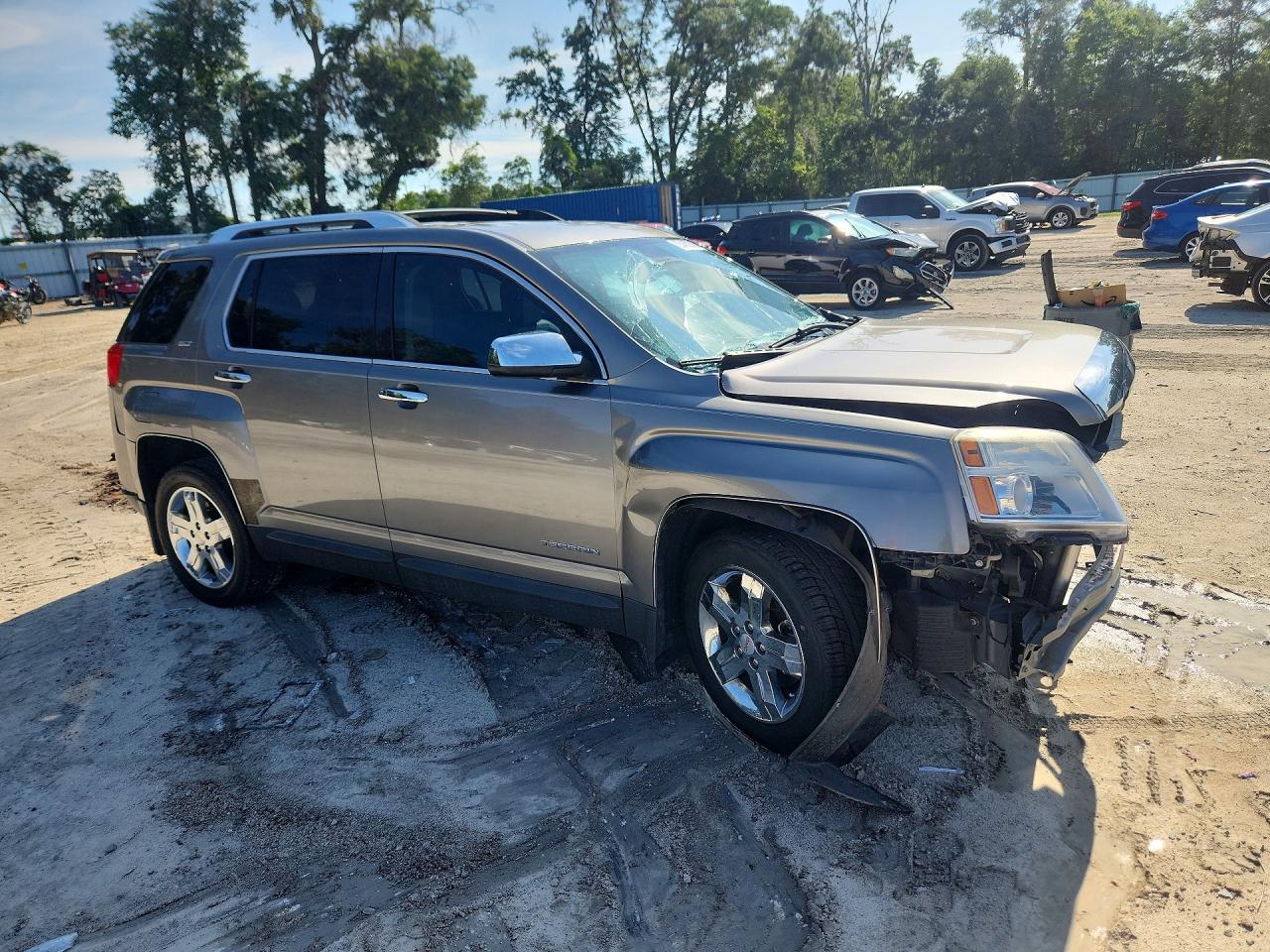 2012 Gmc Terrain Slt Серебряный vin: 2GKALWEK9C6325707