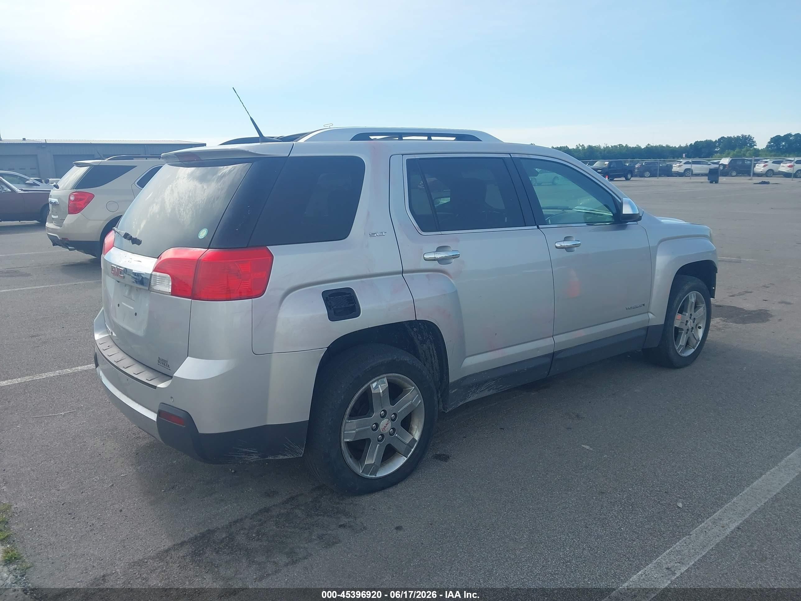 2012 Gmc Terrain Slt-2 Серебряный vin: 2GKALWEK9C6327778