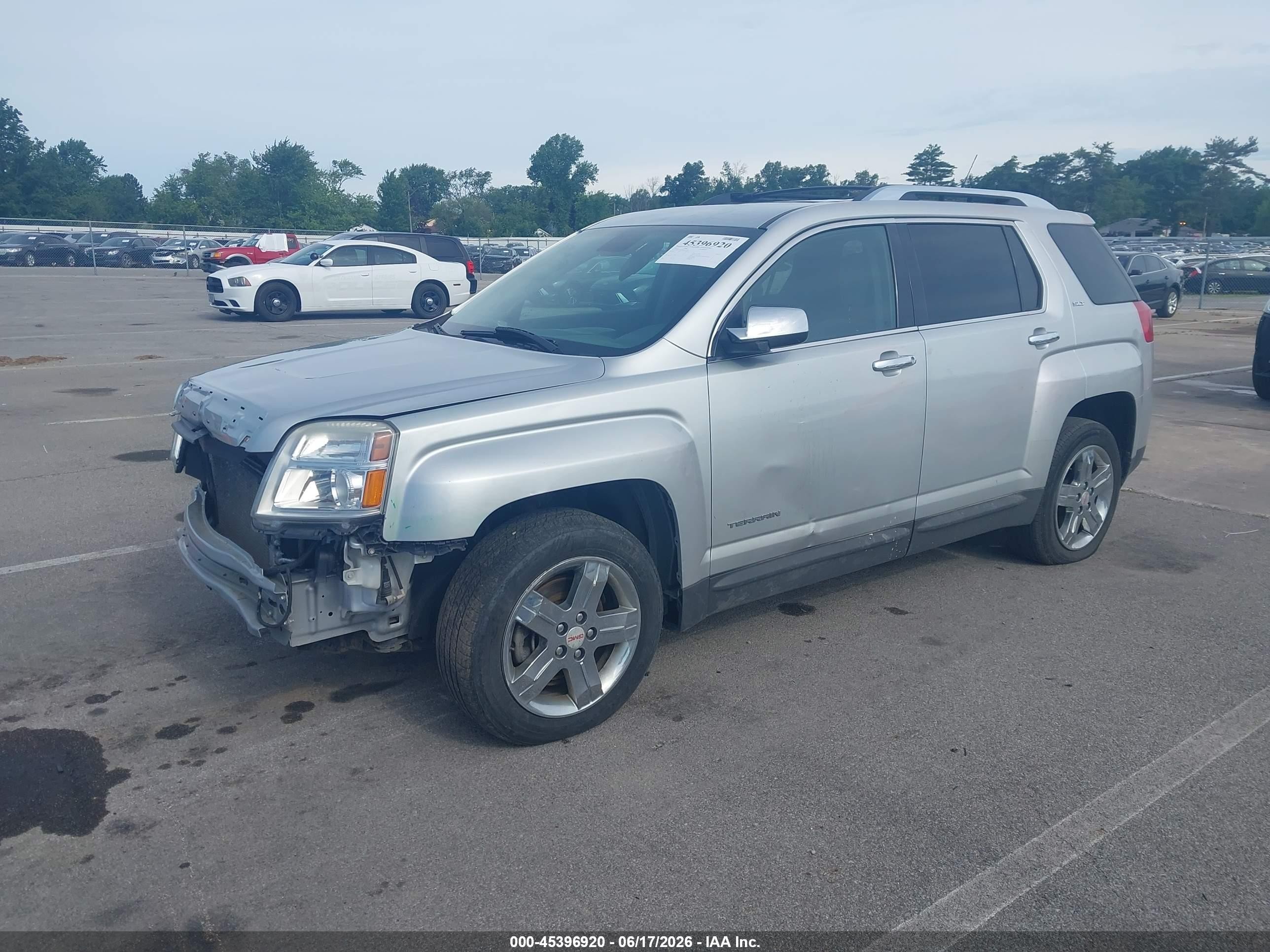 2012 Gmc Terrain Slt-2 Серебряный vin: 2GKALWEK9C6327778