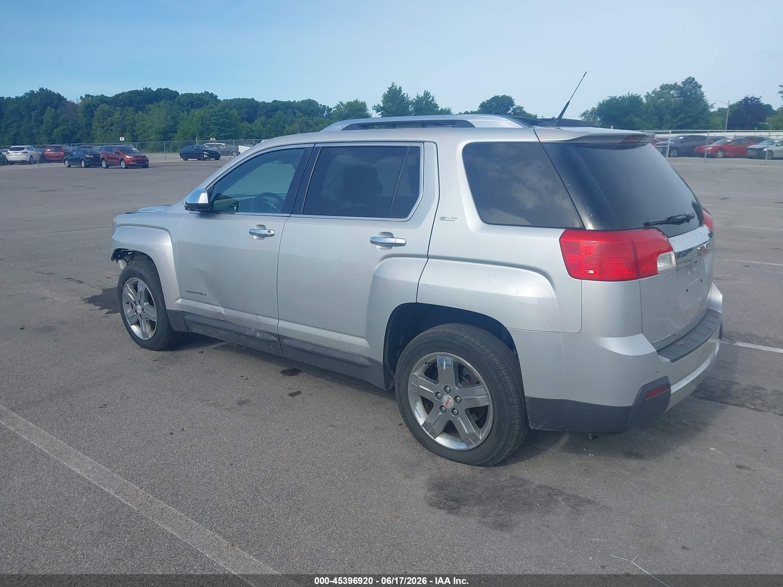 2012 Gmc Terrain Slt-2 Серебряный vin: 2GKALWEK9C6327778