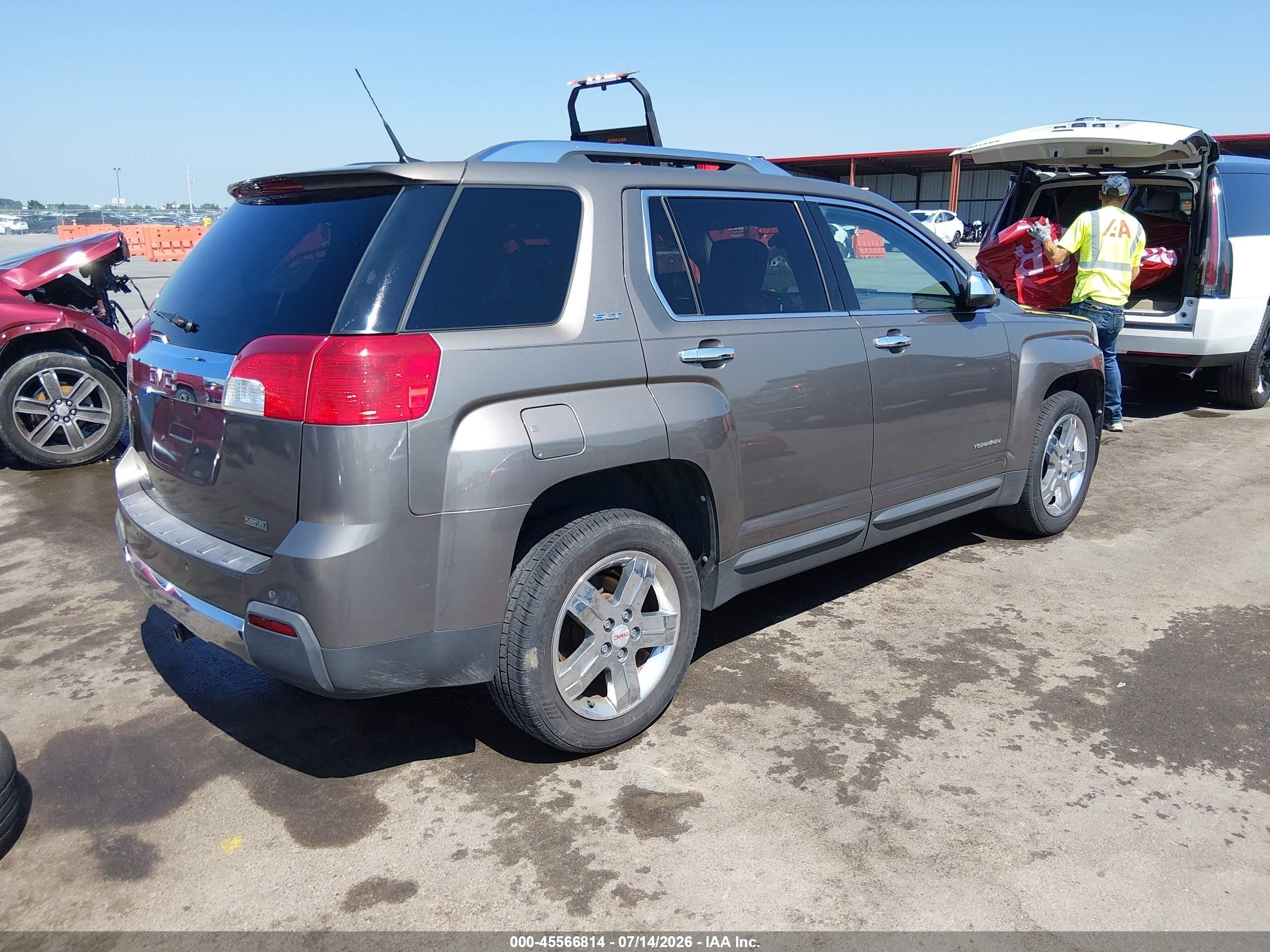 2012 Gmc Terrain Slt-2 Brown vin: 2GKALWEKXC6234297