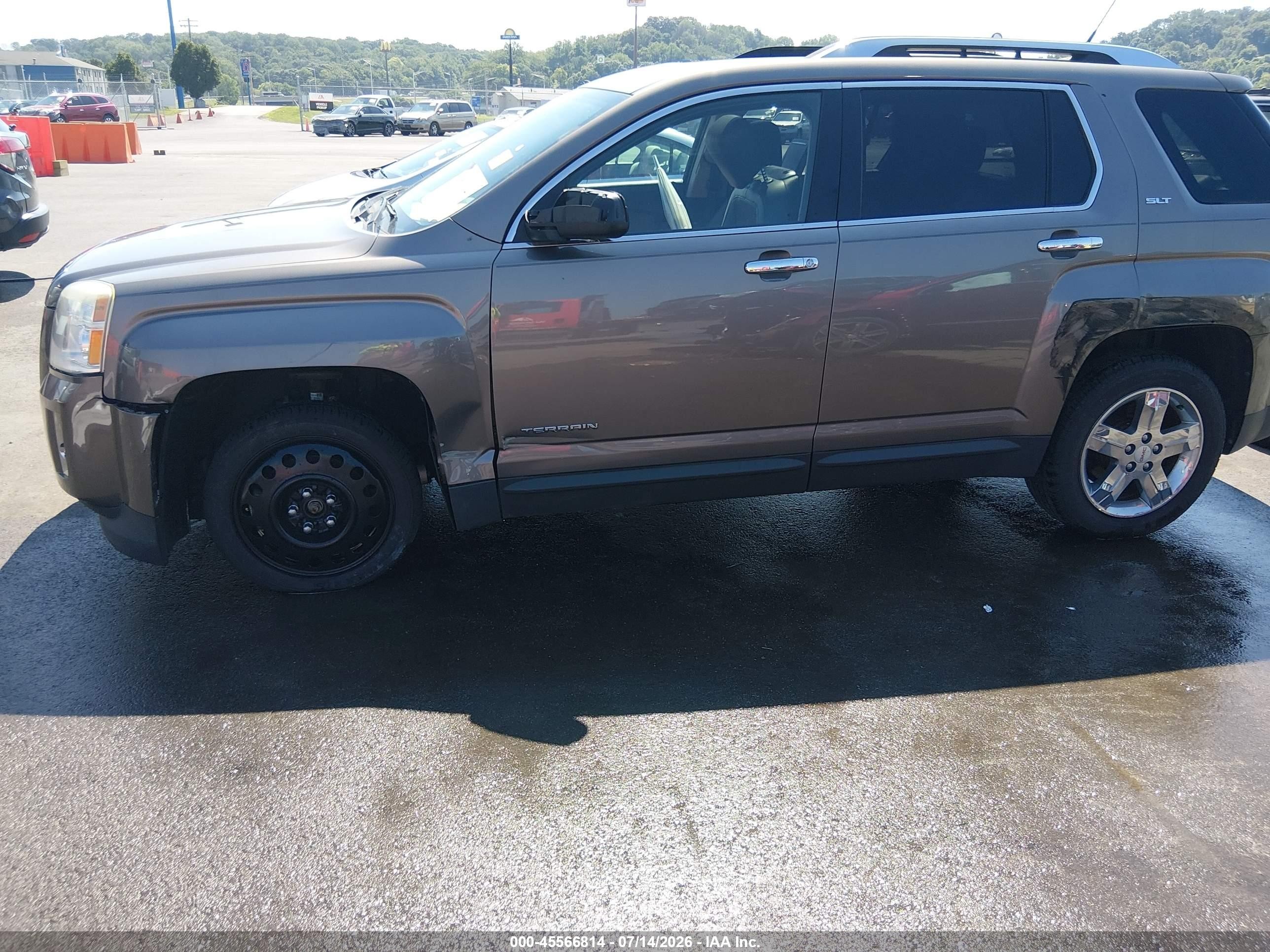 2012 Gmc Terrain Slt-2 Brown vin: 2GKALWEKXC6234297