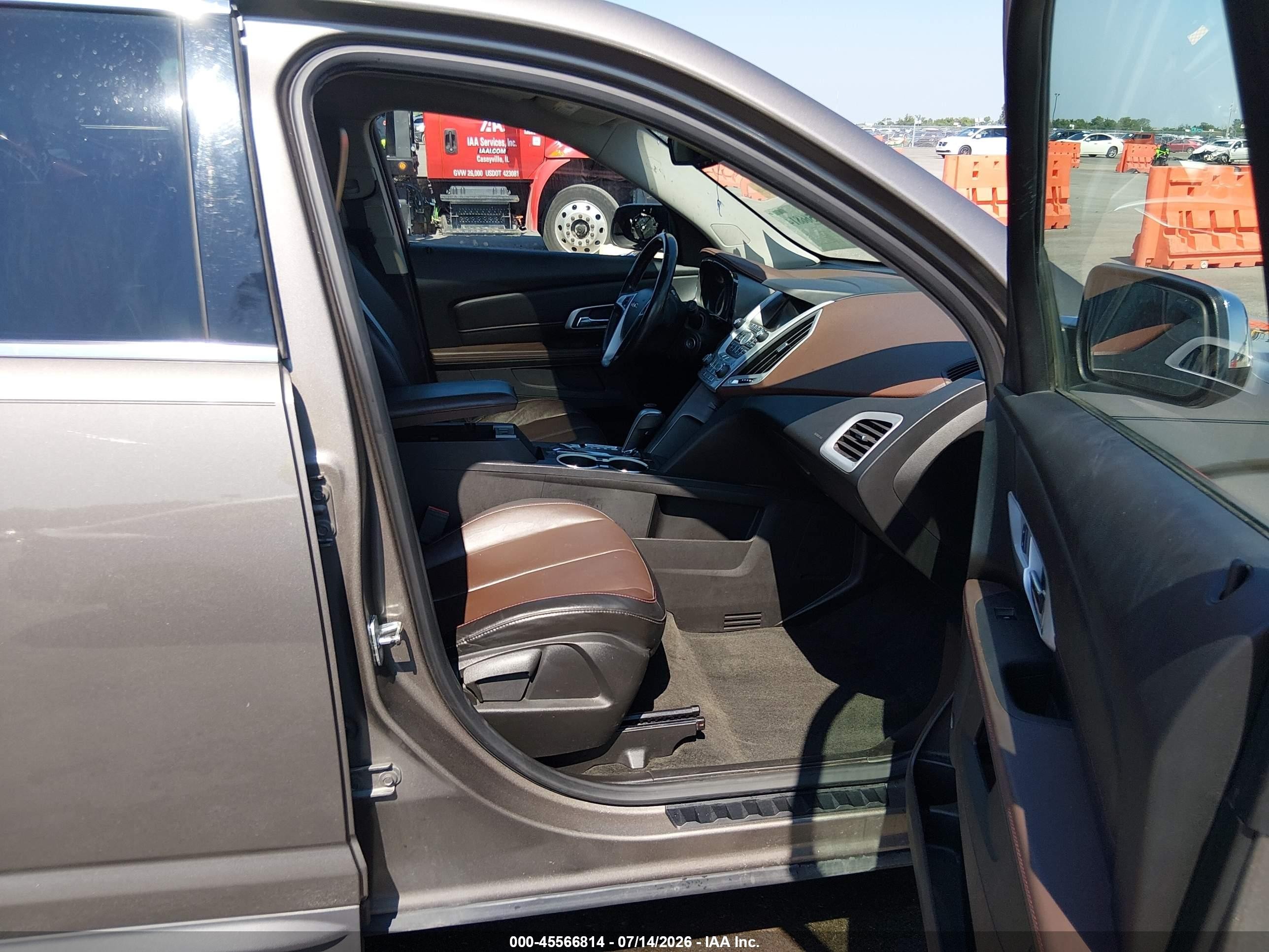 2012 Gmc Terrain Slt-2 Brown vin: 2GKALWEKXC6234297