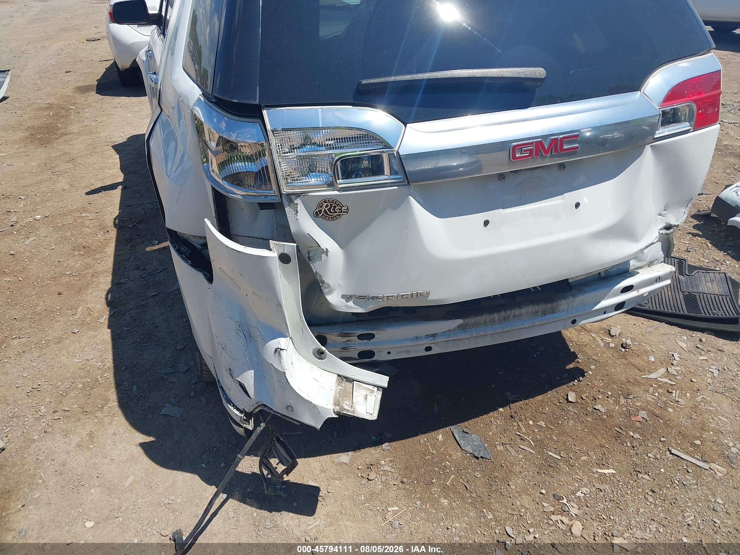 2013 Gmc Terrain Denali White vin: 2GKALYEK2D6141481