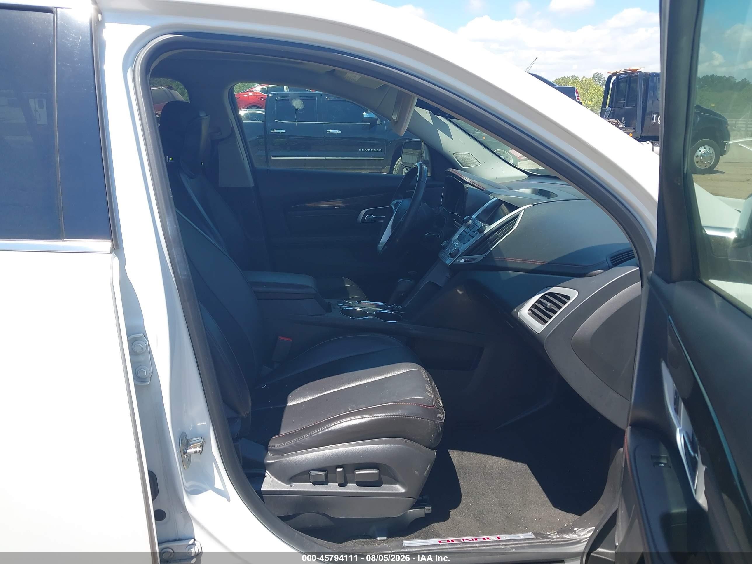 2013 Gmc Terrain Denali White vin: 2GKALYEK2D6141481