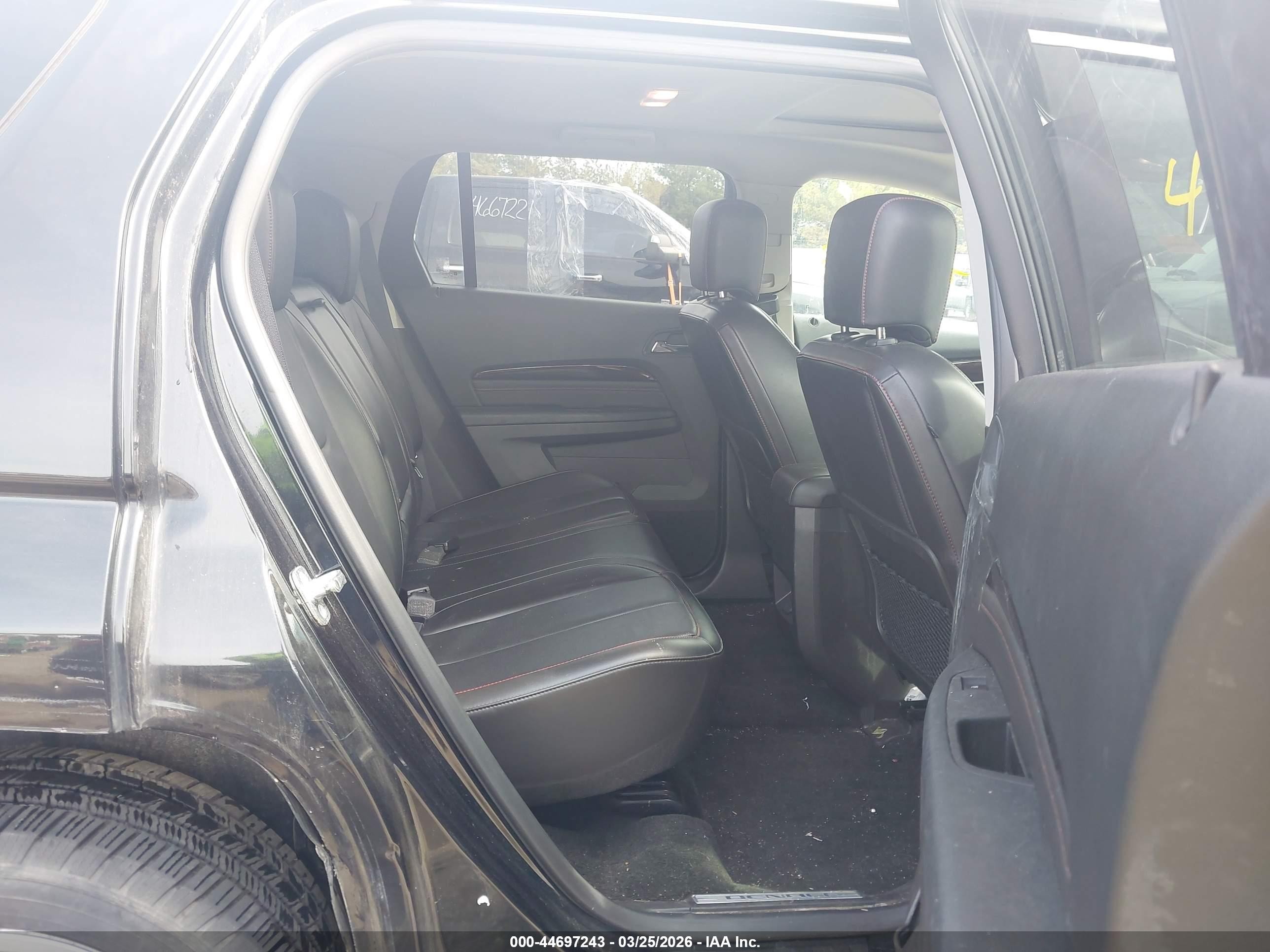 2013 Gmc Terrain Denali Black vin: 2GKALYEK2D6287797