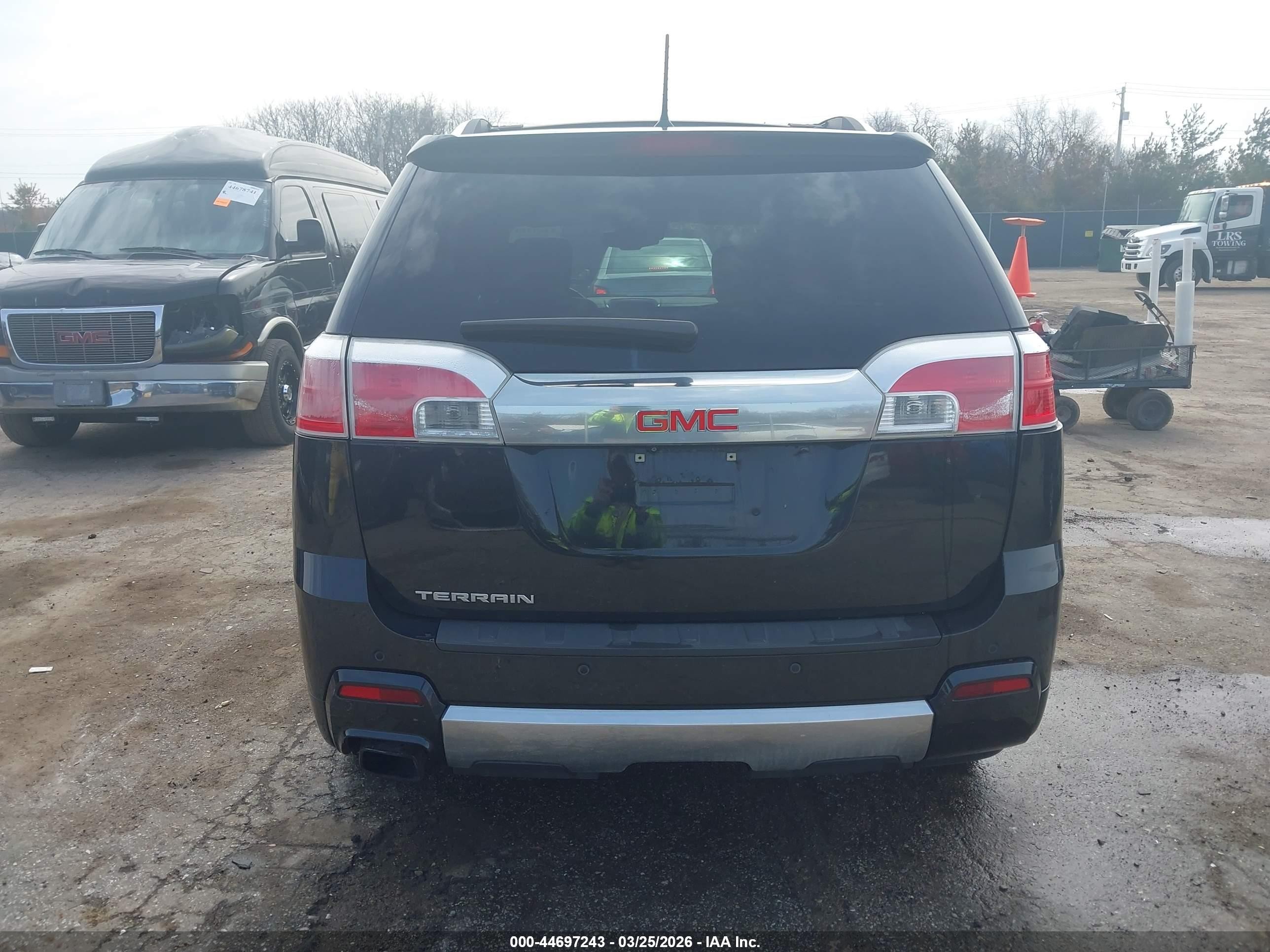 2013 Gmc Terrain Denali Black vin: 2GKALYEK2D6287797