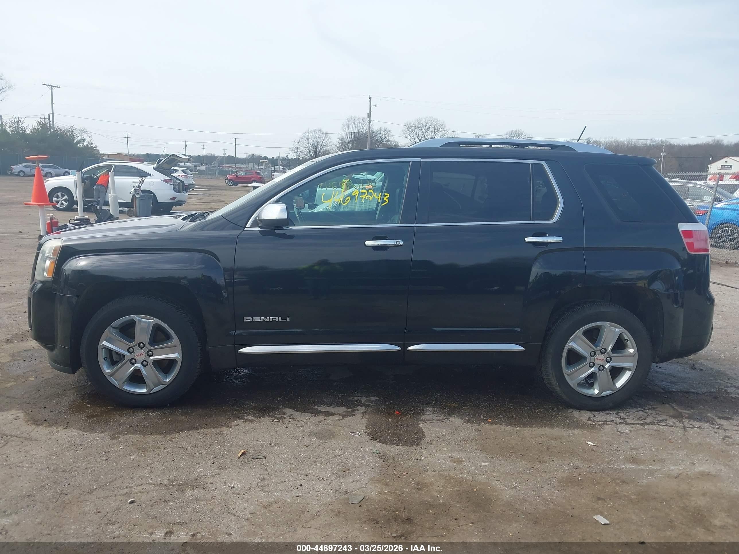 2013 Gmc Terrain Denali Black vin: 2GKALYEK2D6287797