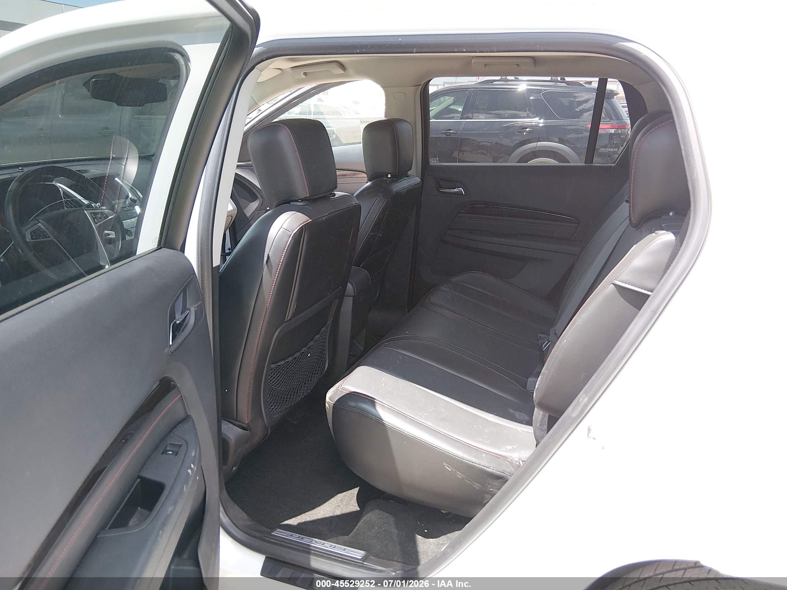 2013 Gmc Terrain Denali White vin: 2GKALYEK5D6124562