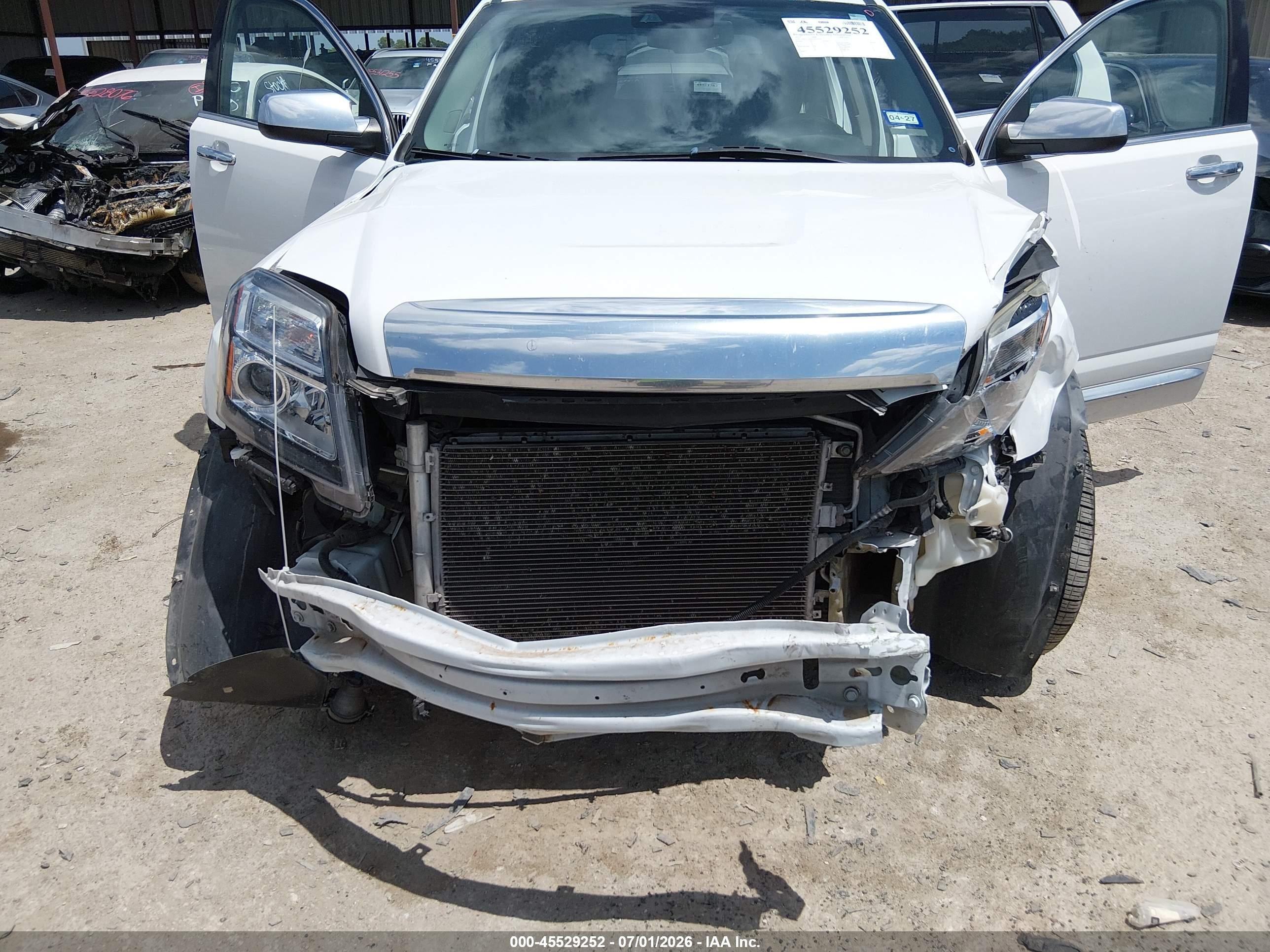 2013 Gmc Terrain Denali White vin: 2GKALYEK5D6124562