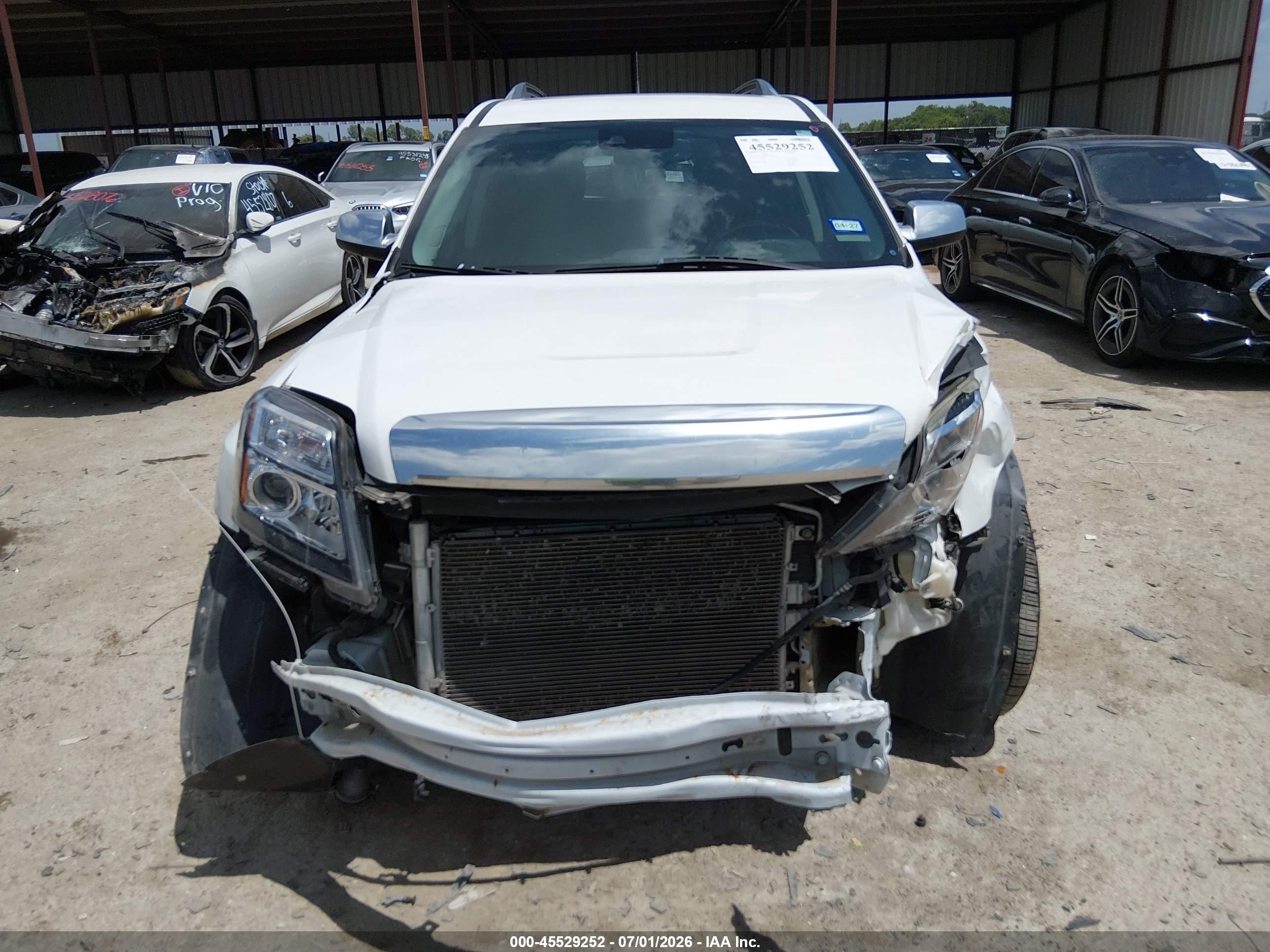 2013 Gmc Terrain Denali White vin: 2GKALYEK5D6124562