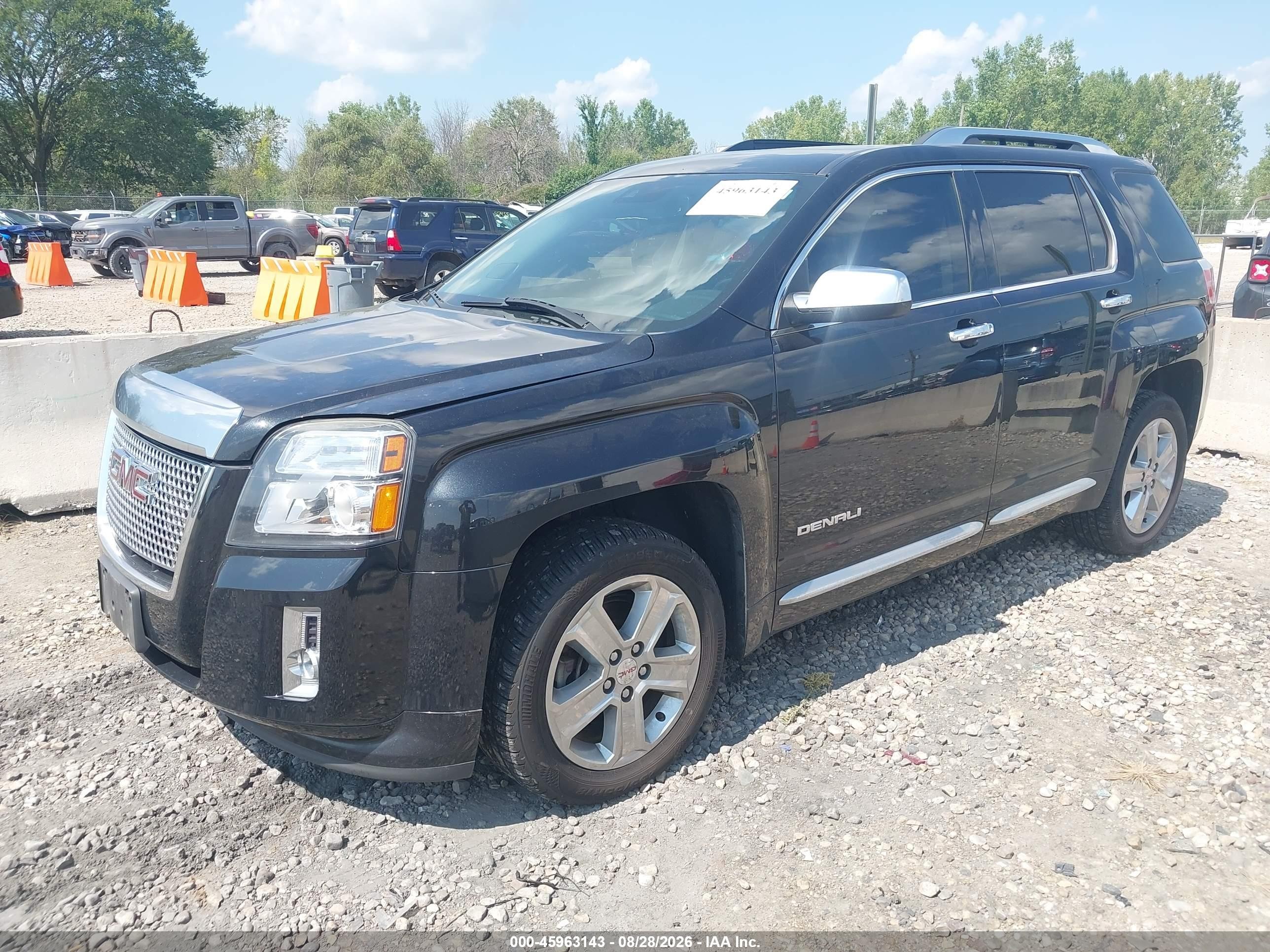 2013 Gmc Terrain Denali Black vin: 2GKALYEK6D6212178