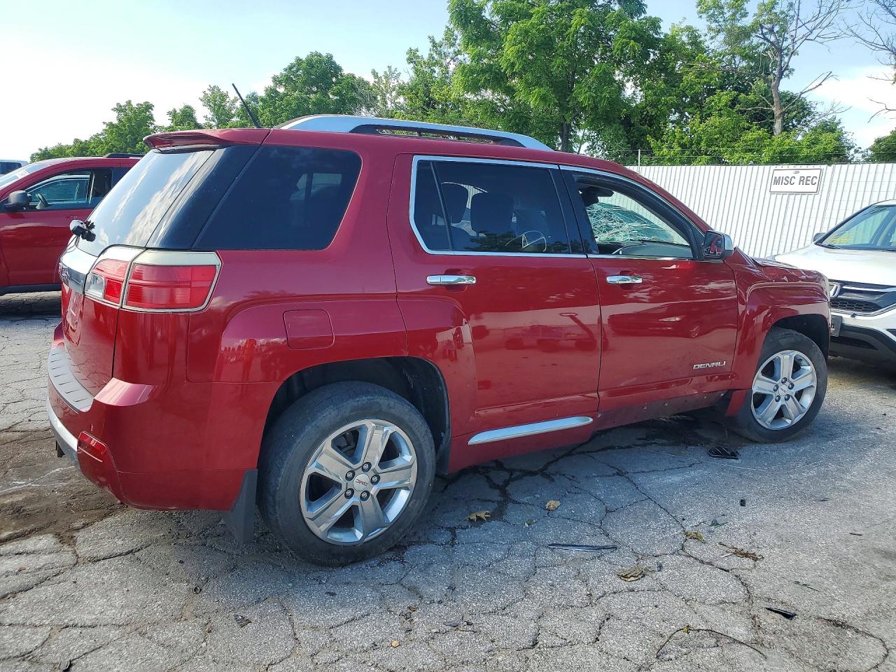 2013 Gmc Terrain Denali Maroon vin: 2GKALYEK7D6245027