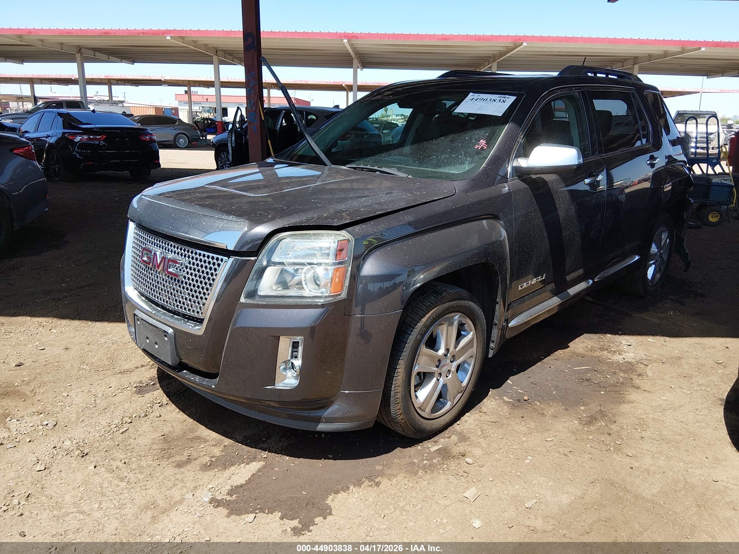 2013 Gmc Terrain Denali Gray vin: 2GKALYEK7D6325783