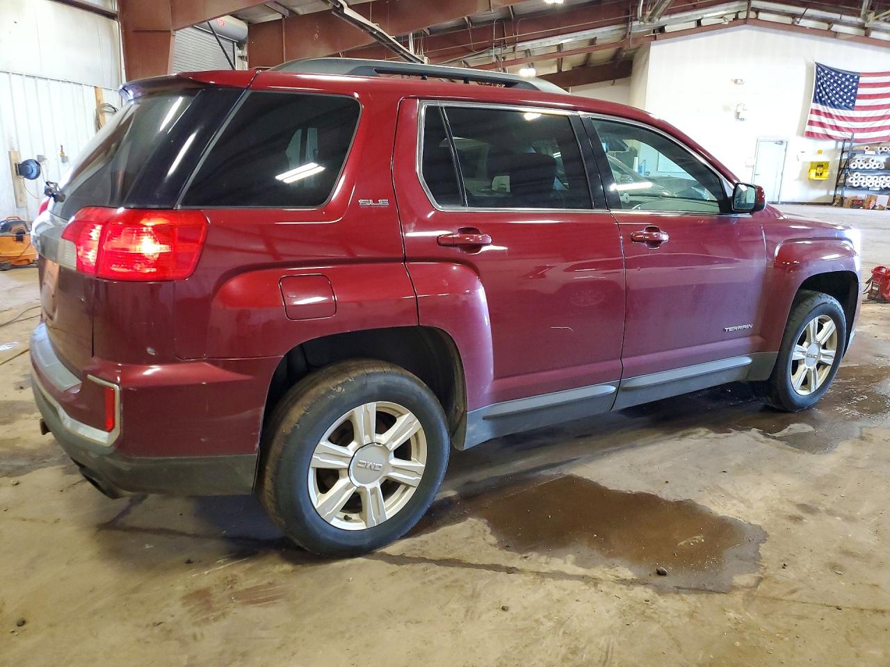 2016 Gmc Terrain Sle Burgundy vin: 2GKFLNE35G6327050