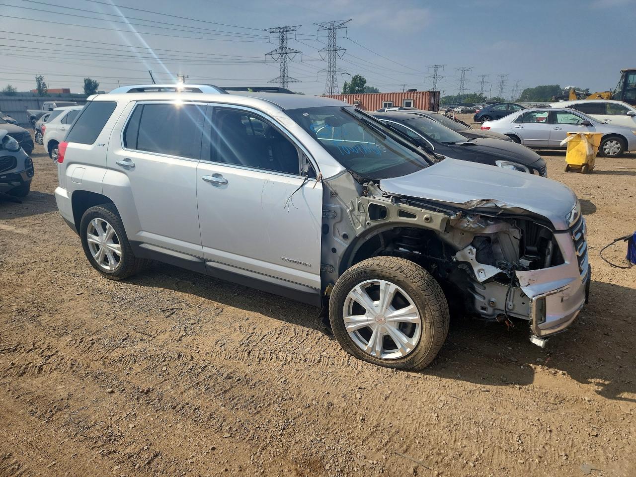 2016 Gmc Terrain Slt Серебряный vin: 2GKFLPE35G6144047