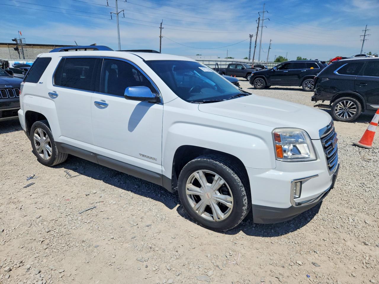 2016 Gmc Terrain Slt White vin: 2GKFLPE3XG6147459