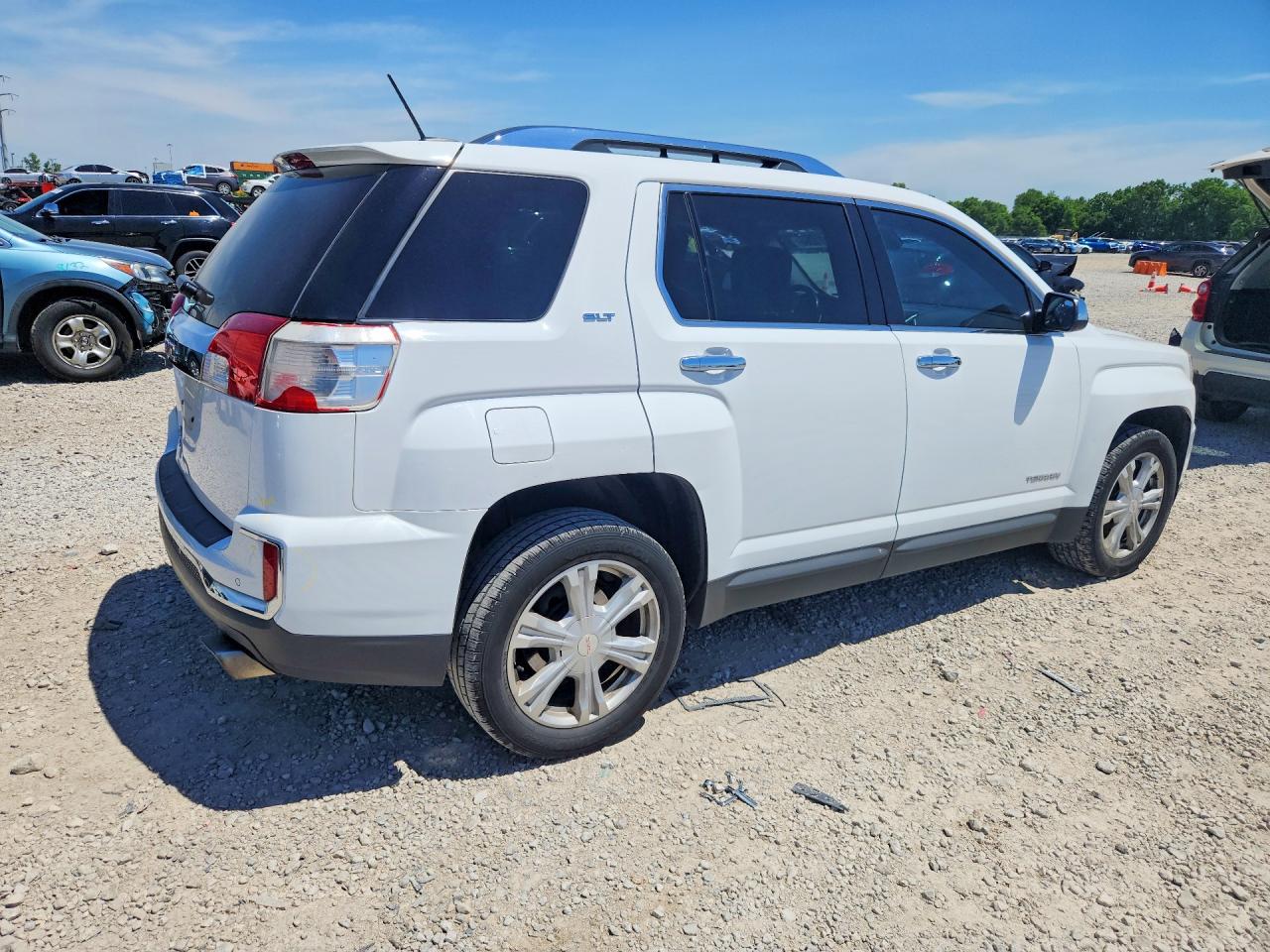 2016 Gmc Terrain Slt White vin: 2GKFLPE3XG6147459