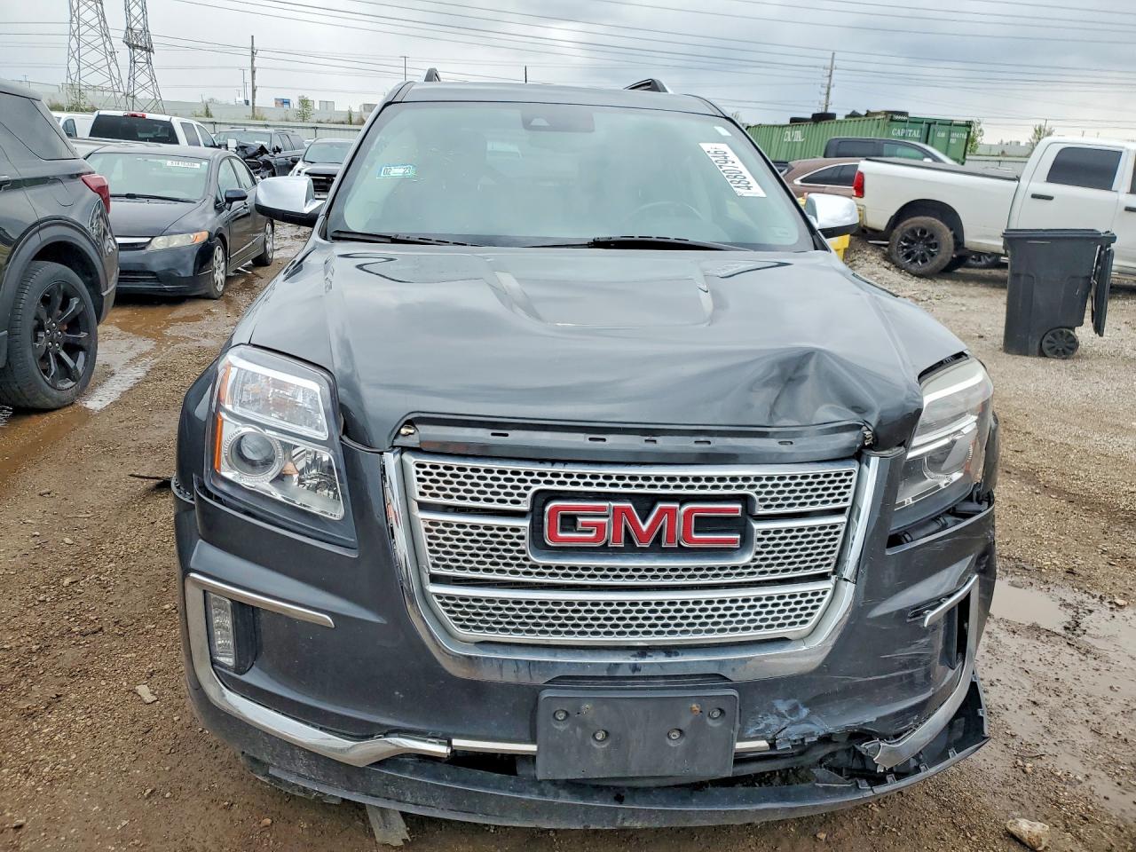 2017 Gmc Terrain Denali Gray vin: 2GKFLRE32H6191193