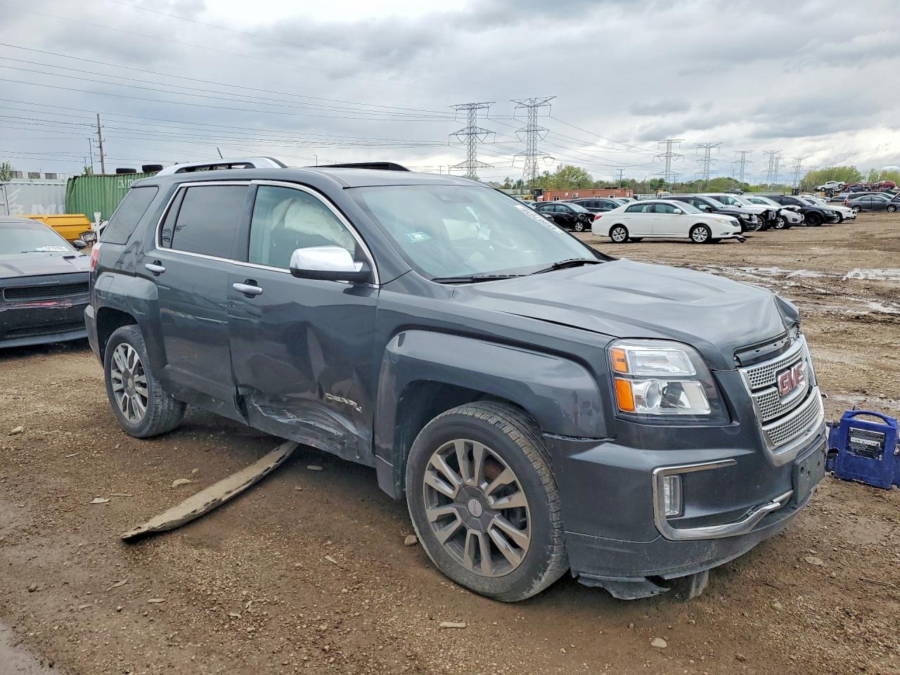 2017 Gmc Terrain Denali Gray vin: 2GKFLRE32H6191193