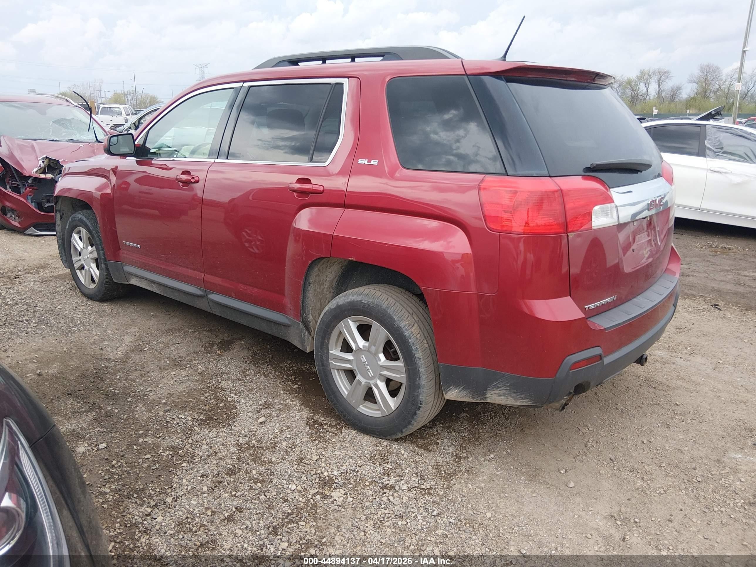2014 Gmc Terrain Sle-2 Красный vin: 2GKFLRE33E6167559