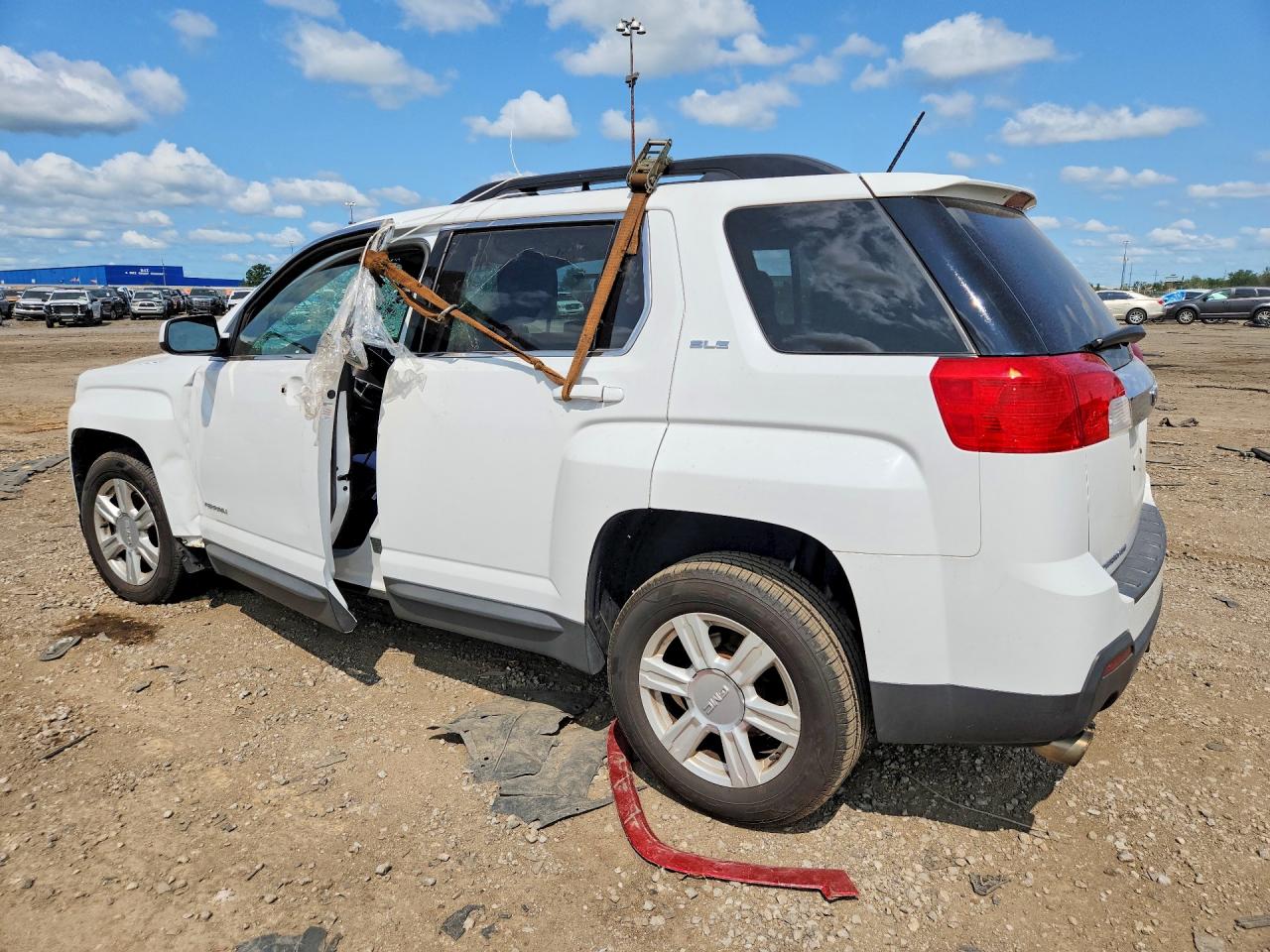2015 Gmc Terrain Sle White vin: 2GKFLRE34F6408806