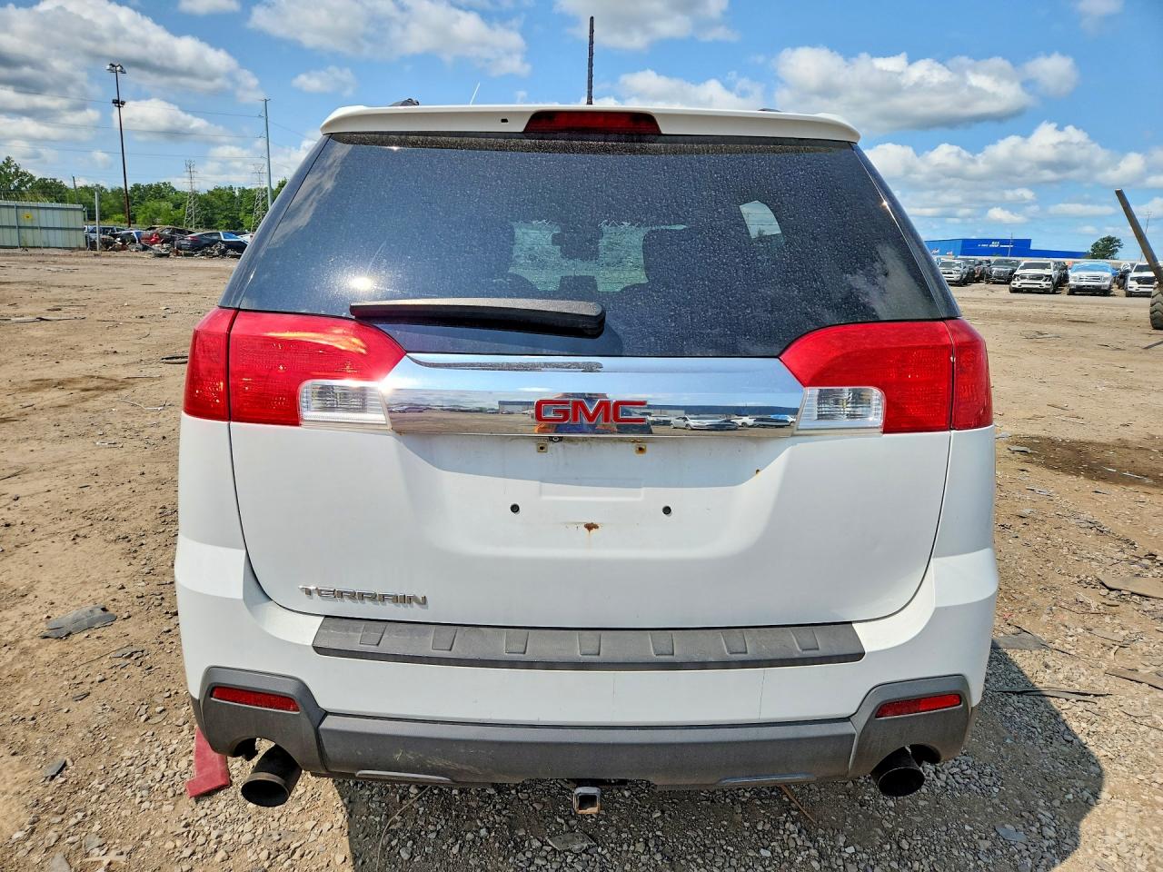 2015 Gmc Terrain Sle White vin: 2GKFLRE34F6408806