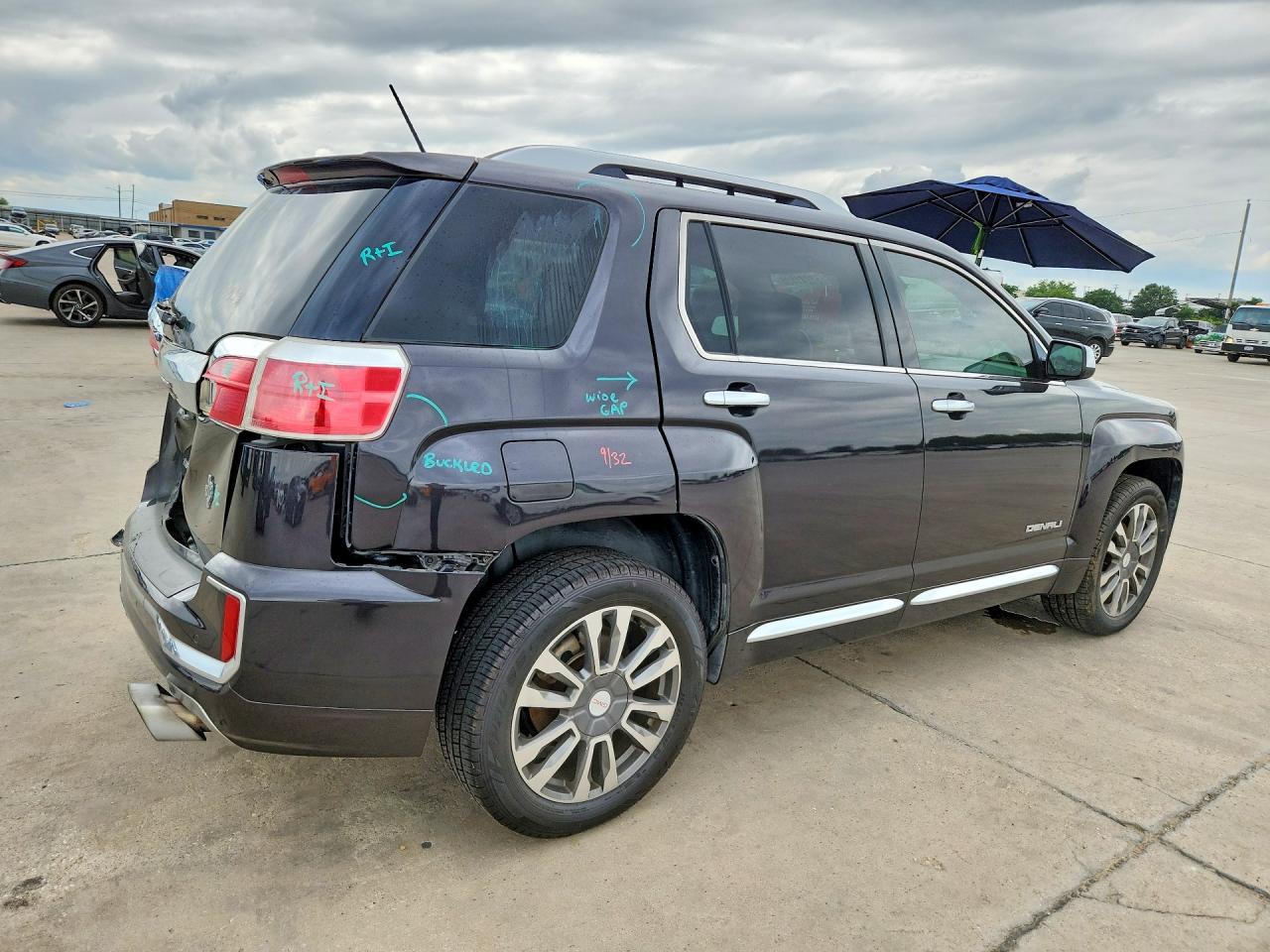 2016 Gmc Terrain Denali Gray vin: 2GKFLRE34G6352934
